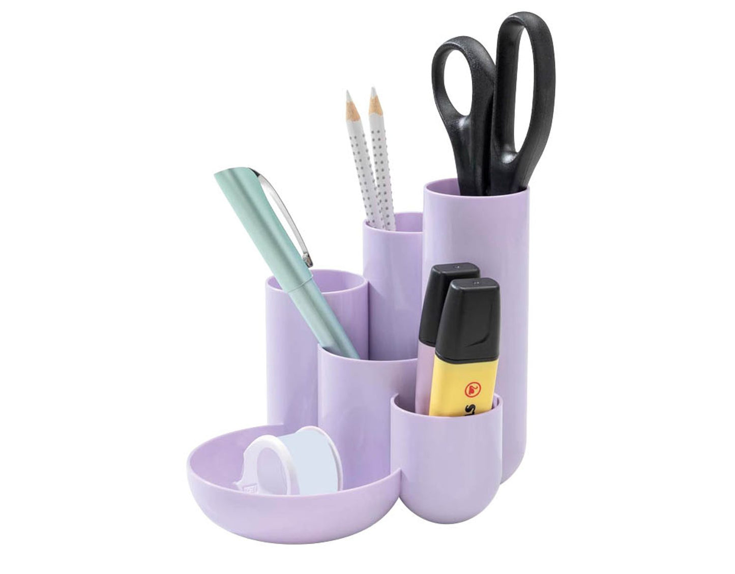 HAN Schreibtisch-Organizer CAMPUS Polystyrol 6 Fächer 13,1 x 15,4 x 13,7 cm