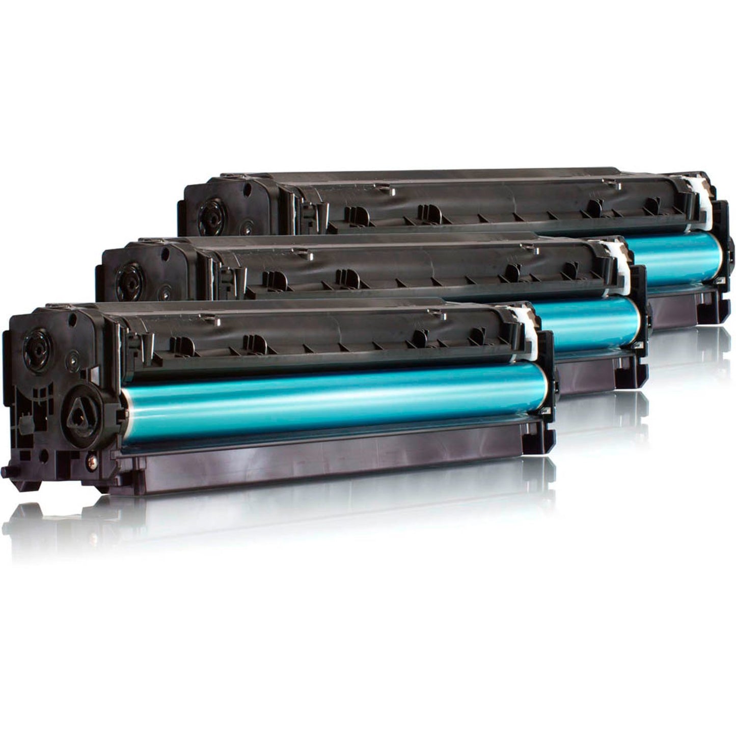 KMP H-T196CMY cyan, magenta, gelb Toner kompatibel zu HP 305A (CF370AM), 3er-Set | 1233,0030 | 1 Pack = 3 St.