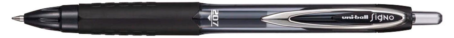 uni-ball Signo 207 Gelschreiber schwarz/transparent 0,4 mm, 1 St.