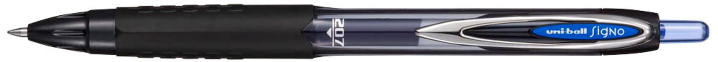 uni-ball Signo 207 Gelschreiber schwarz/transparent 0,4 mm, 1 St.