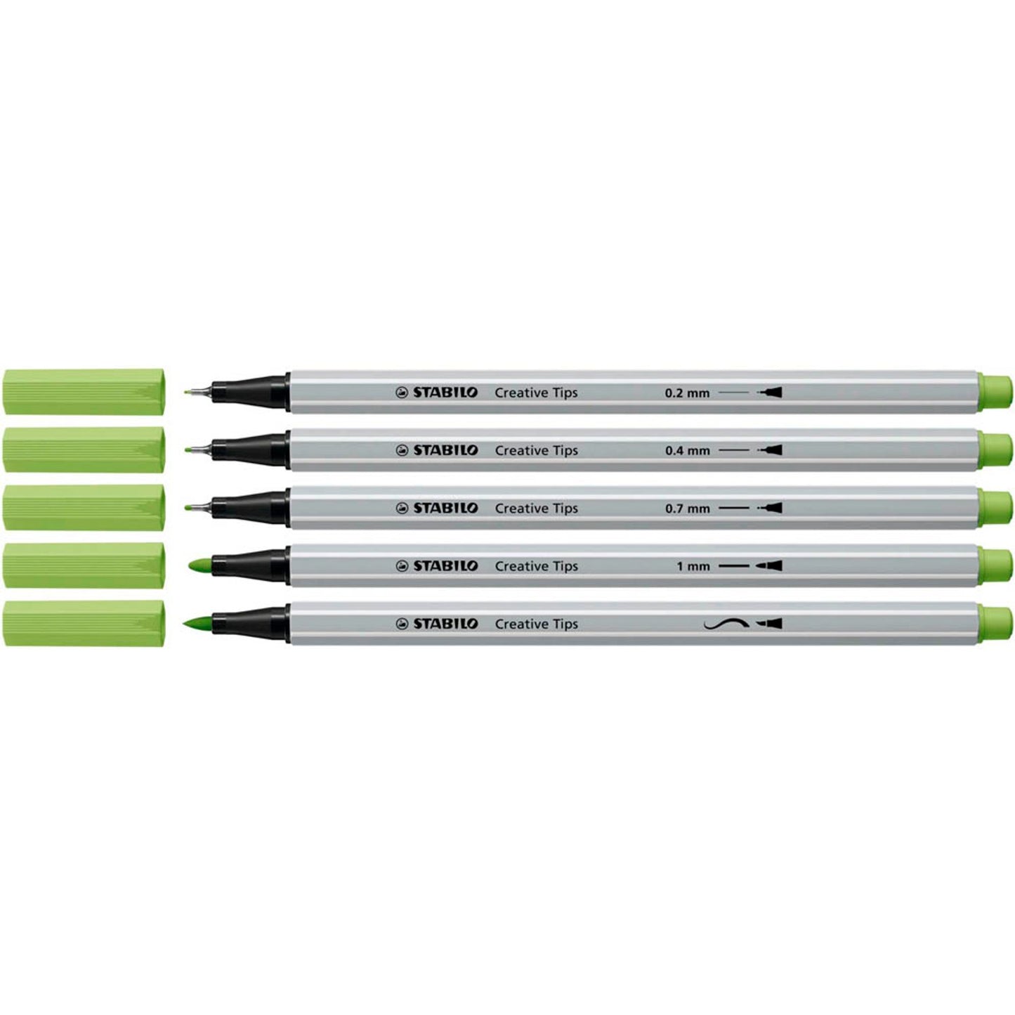 STABILO ARTY PASTEL Filzstifte farbsortiert | 89/30-6-2-20 | 1 Pack = 30 St.