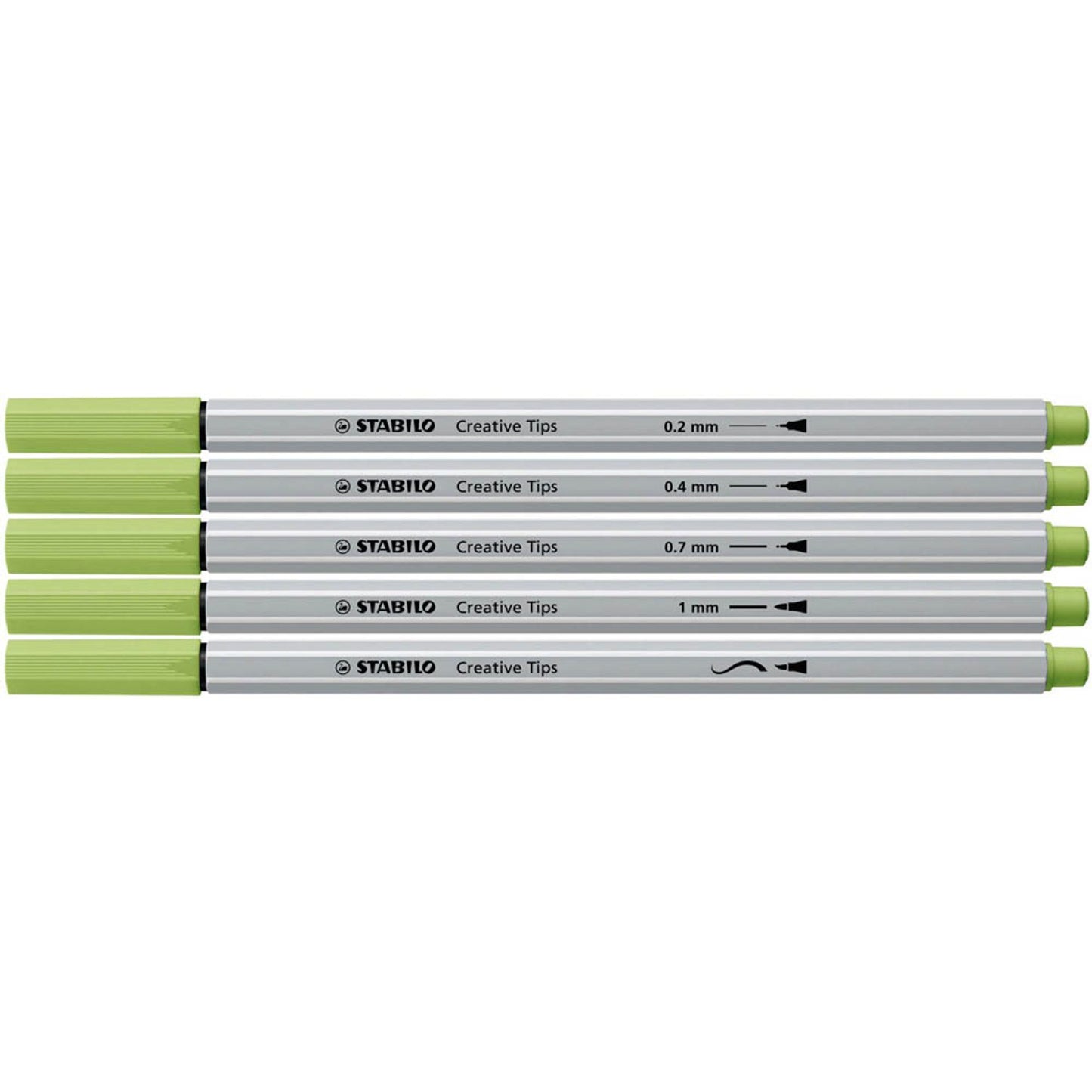 STABILO ARTY PASTEL Filzstifte farbsortiert | 89/30-6-2-20 | 1 Pack = 30 St.