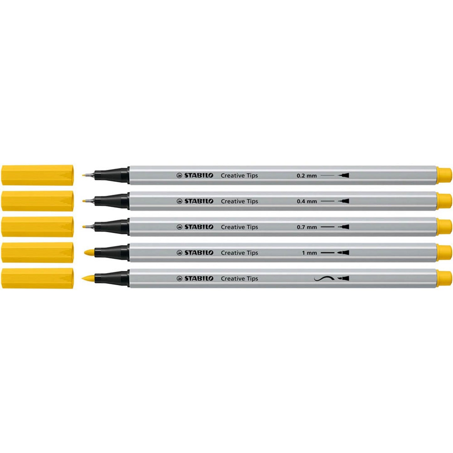 STABILO ARTY URBAN Filzstifte farbsortiert | 89/50-6-20 | 1 Pack = 50 St.