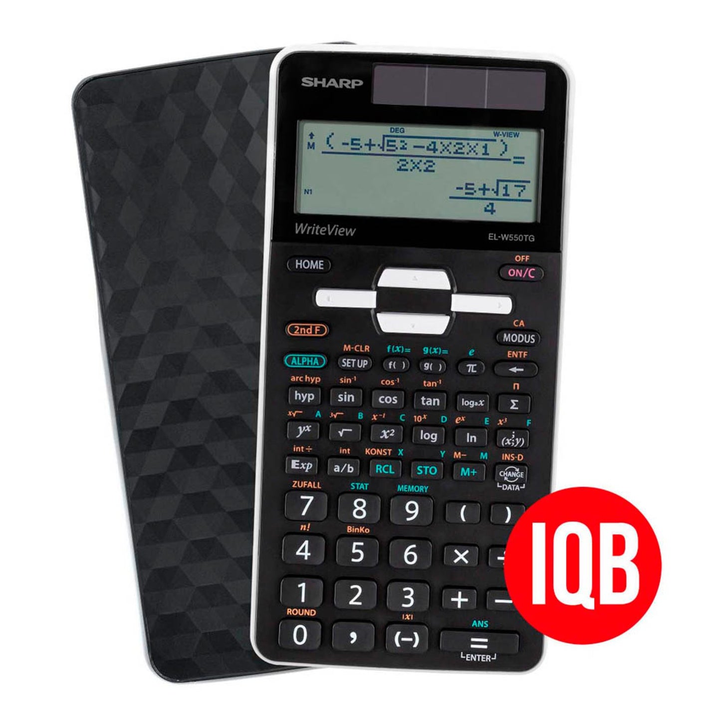 SHARP EL-W550TG Wissenschaftlicher Taschenrechner schwarz/grau | SH-ELW550TG