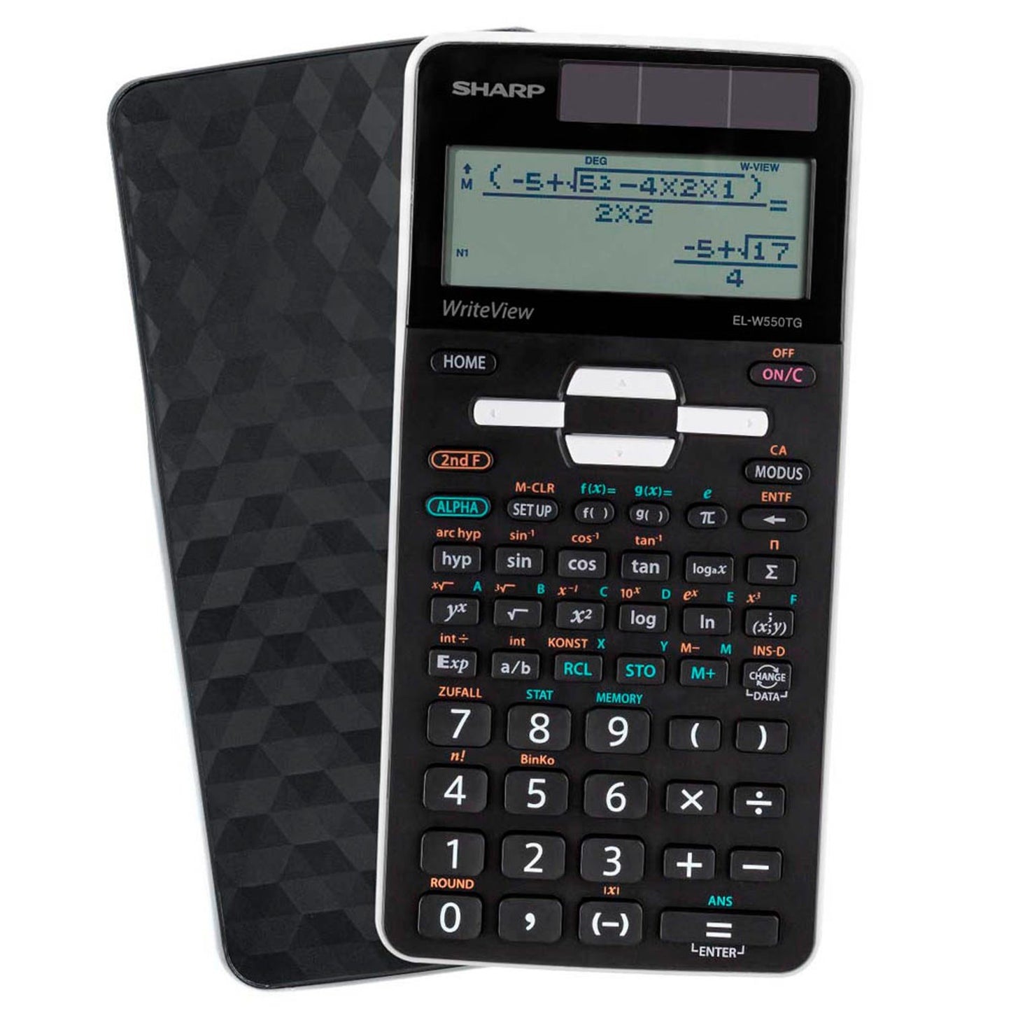 SHARP EL-W550TG Wissenschaftlicher Taschenrechner schwarz/grau | SH-ELW550TG