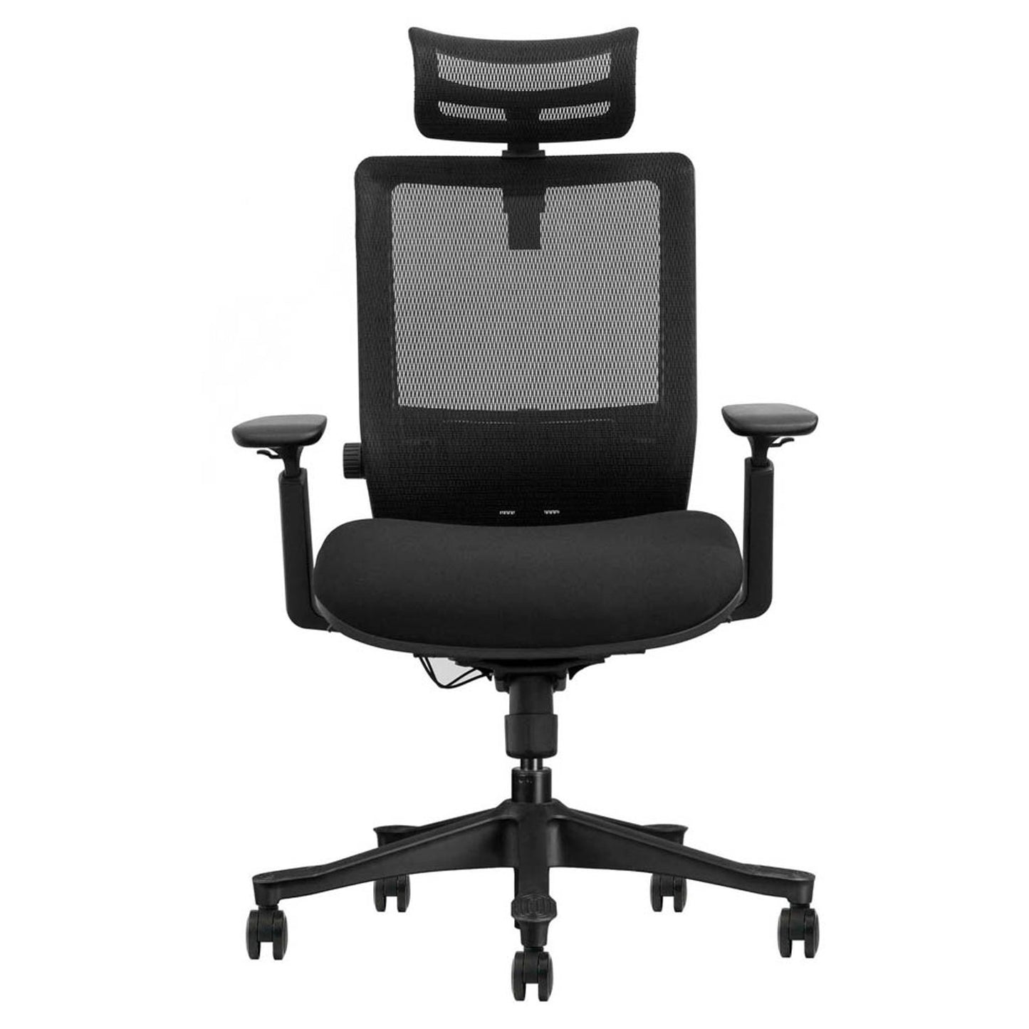LMG Bürostuhl, Stoff schwarz, Gestell schwarz | SM6F-BH