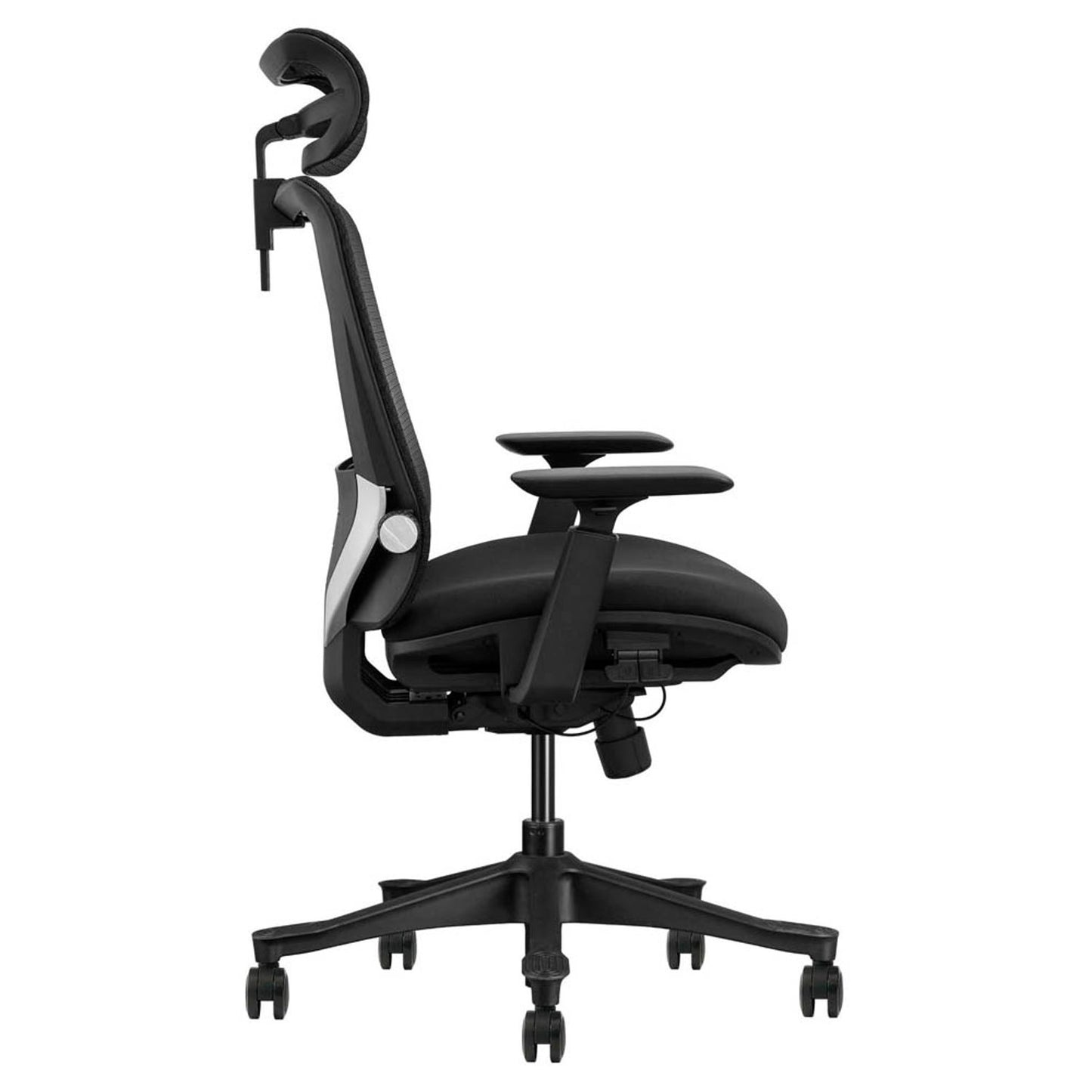 LMG Bürostuhl, Stoff schwarz, Gestell schwarz | SM6F-BH