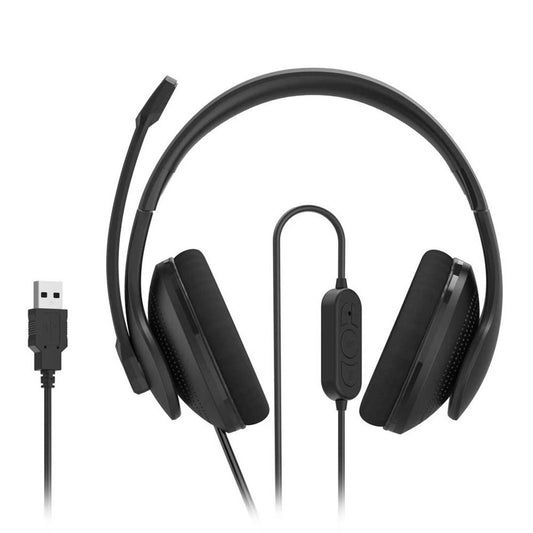 hama HS-USB300 V2 Headset schwarz | 139935