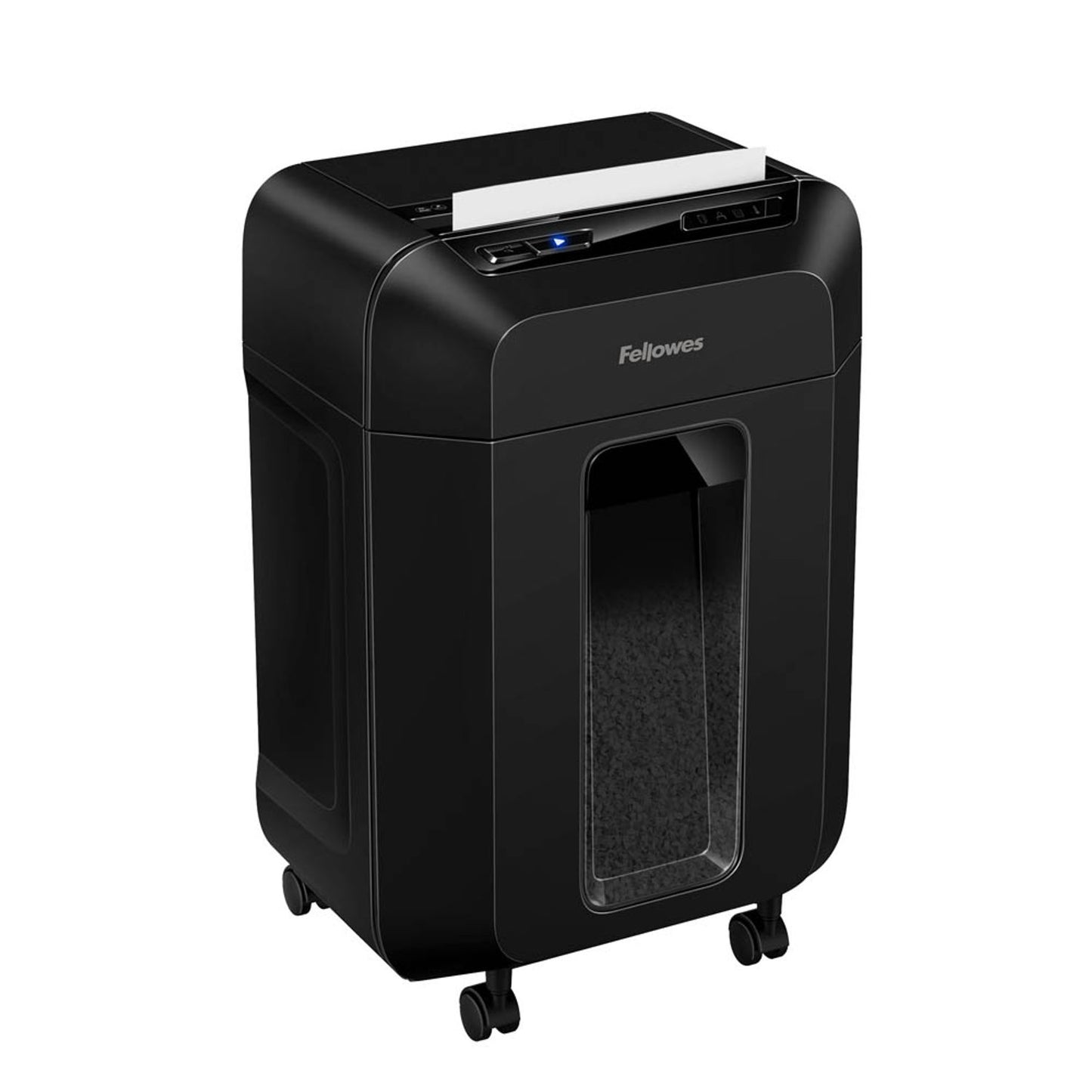 Fellowes AutoMax 90M Aktenvernichter mit Partikelschnitt P-4, 4 x 12 mm, bis , schwarz | 4633601