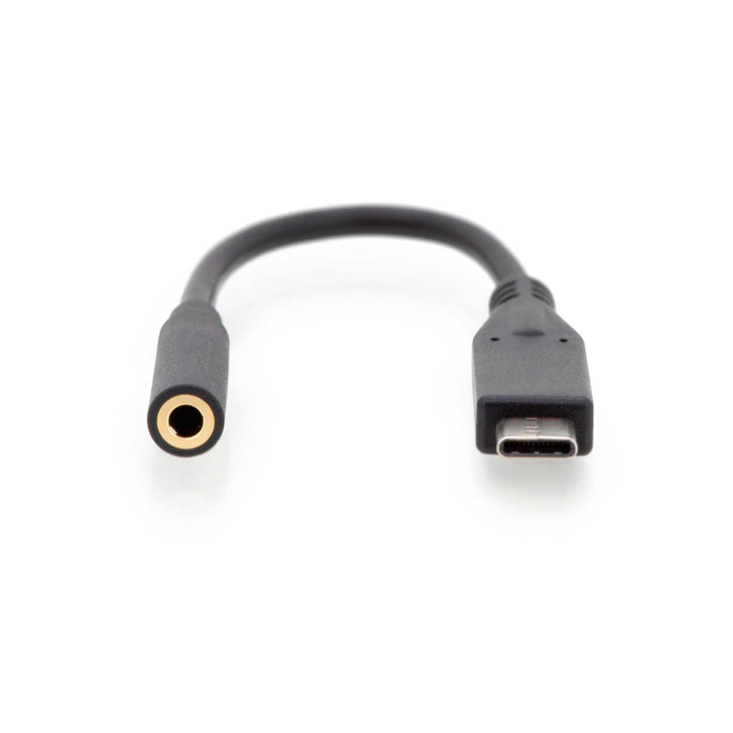 DIGITUS USB-C/3,5 mm Kabel 20,0 cm schwarz | AK-300321-002-S