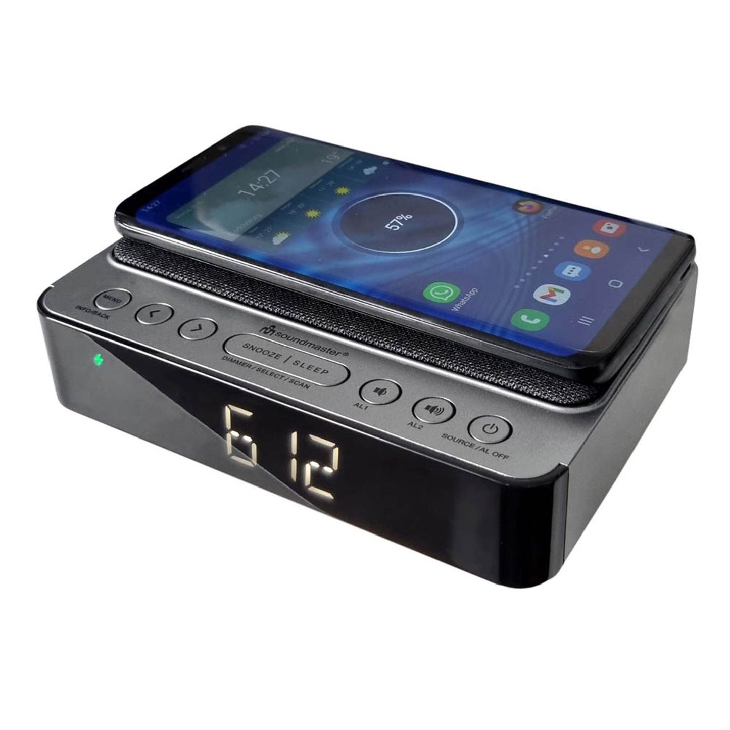 soundmaster UR250SW Radiowecker schwarz | UR250AN