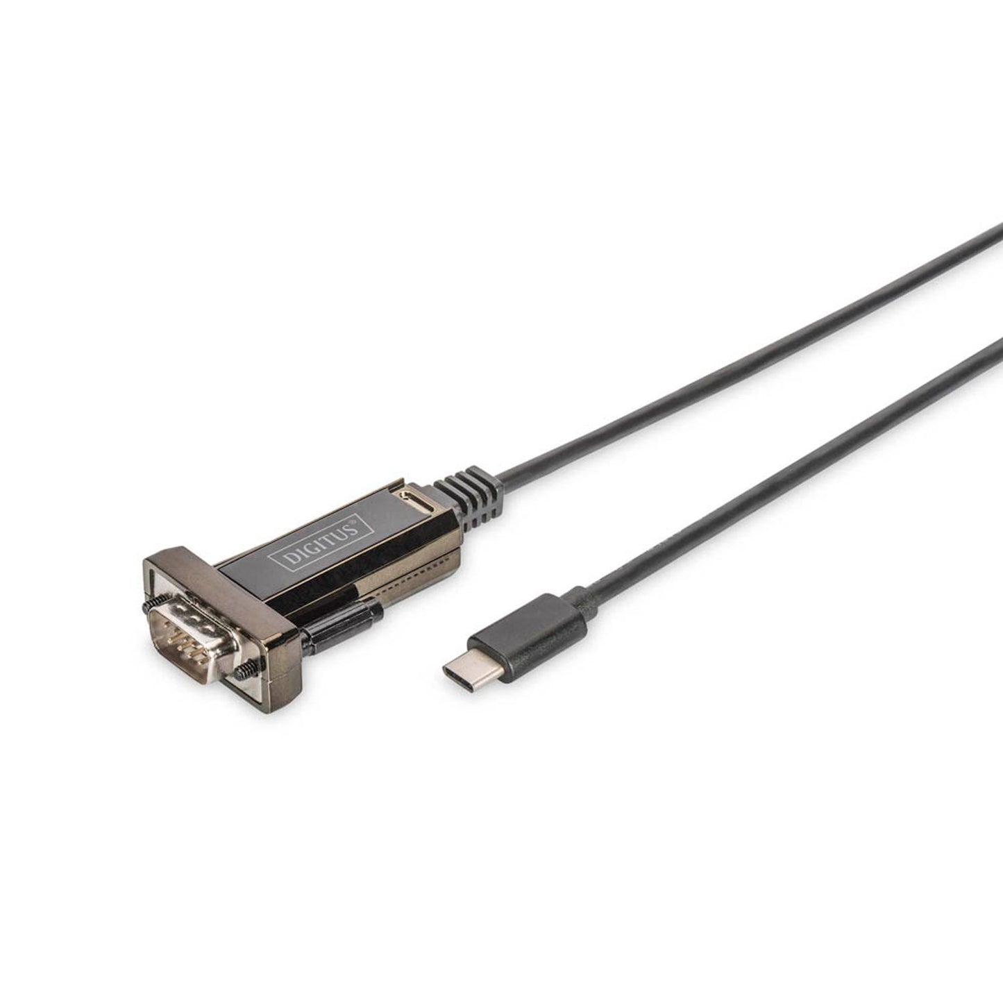 DIGITUS USB-C/RS232 Kabel 1,0 m schwarz | DA-70166