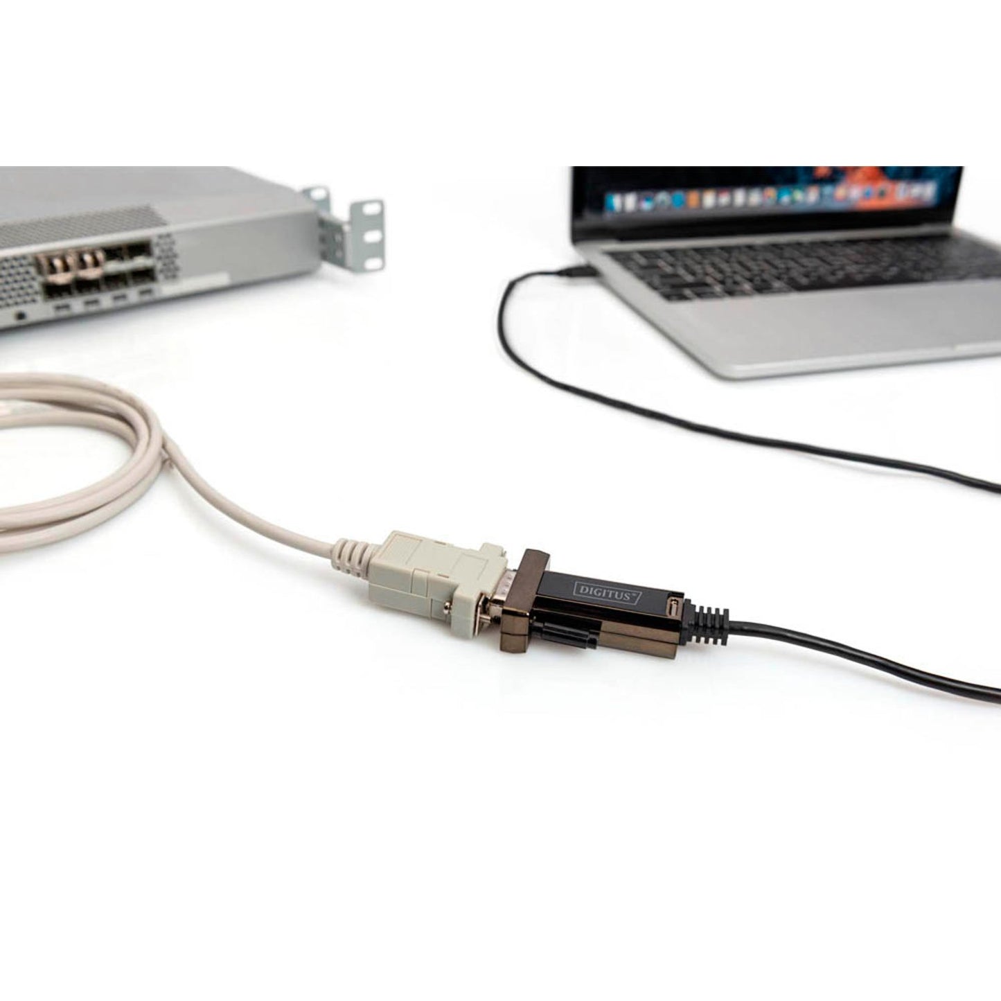 DIGITUS USB-C/RS232 Kabel 1,0 m schwarz | DA-70166