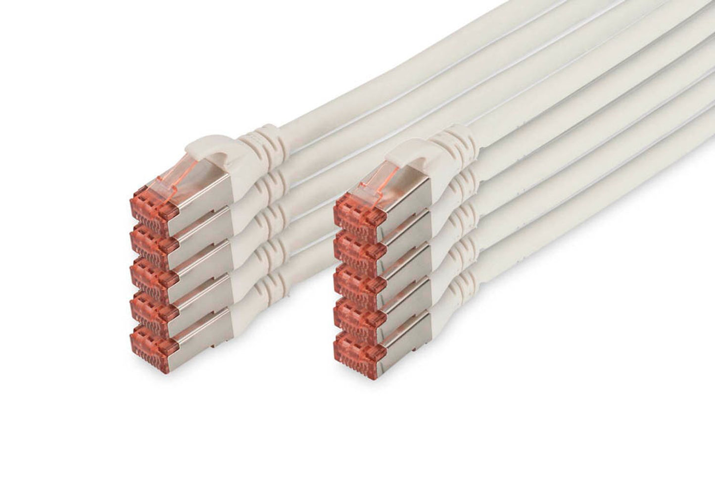 DIGITUS RJ45-Stecker/RJ-45 Stecker Netzwerkkabel, 10 St.