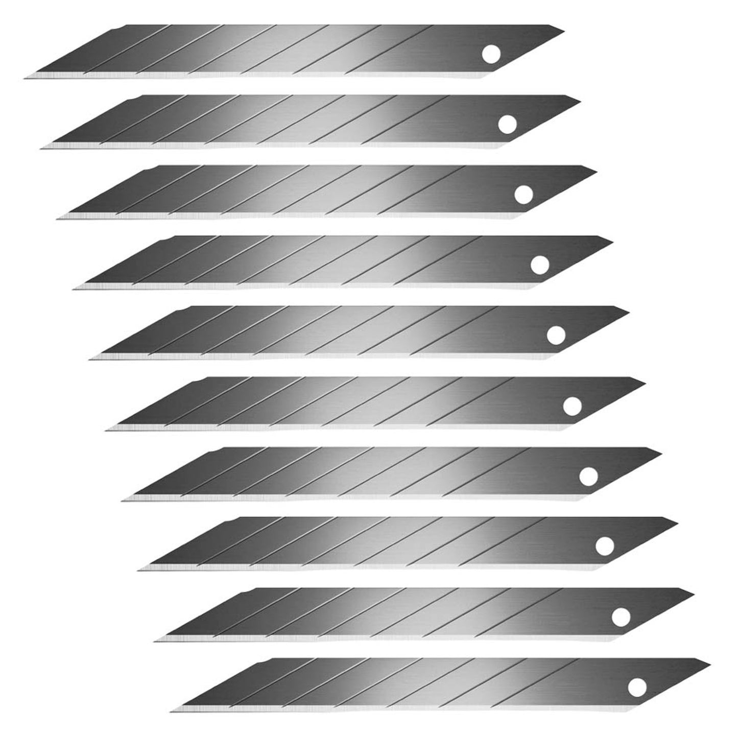 Hansa Cuttermesser-Klingen schwarz 9 mm | 41-1311.700 | 1 Pack = 10 St.