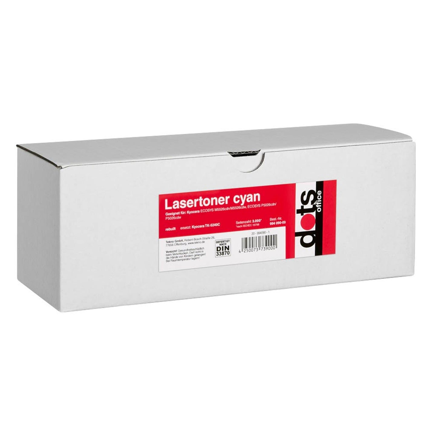 dots cyan Toner kompatibel zu KYOCERA TK-5240C | 2912,0003-DOTS