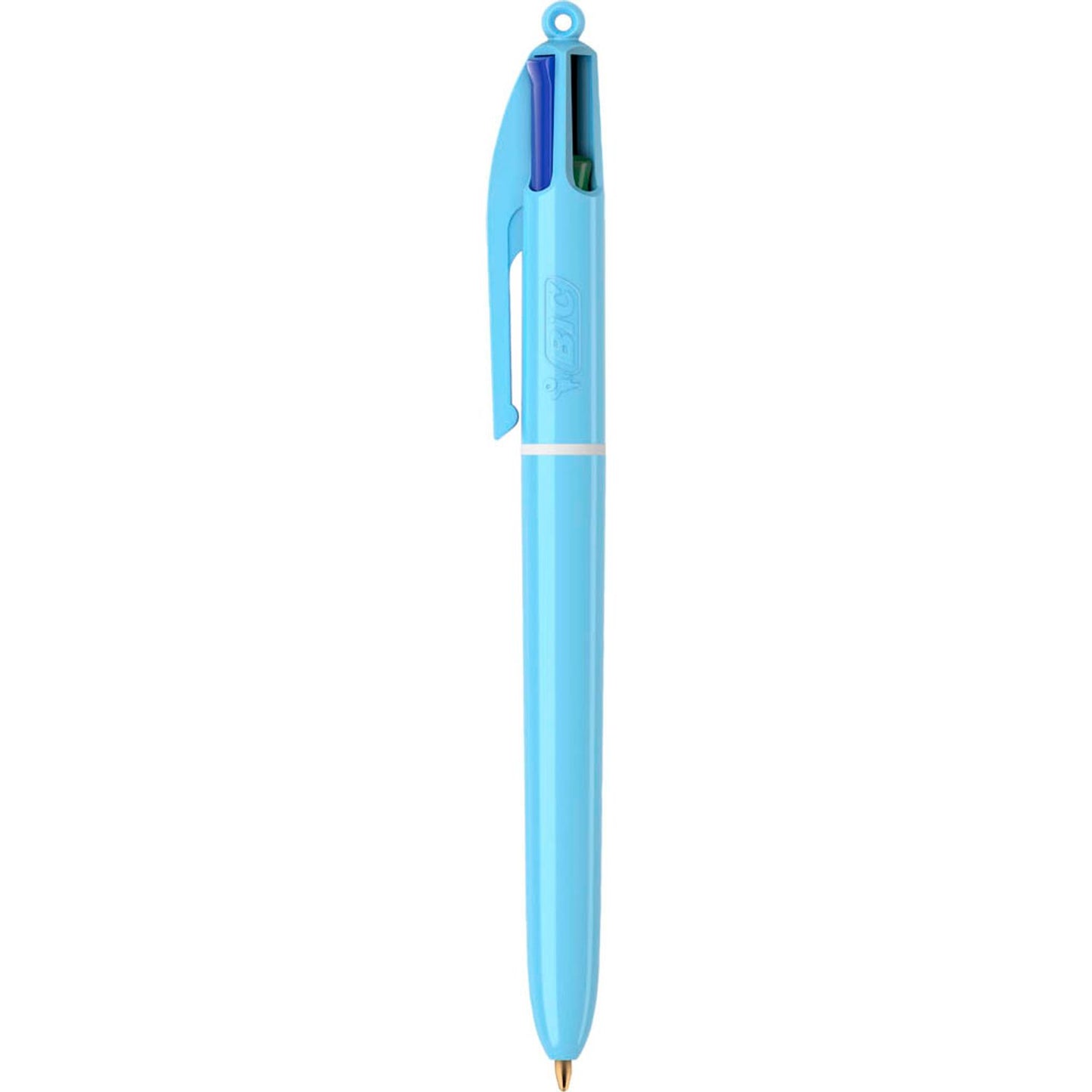 BIC 4-Farben-Kugelschreiber PASTEL <leer>, Schreibfarbe: farbsortiert