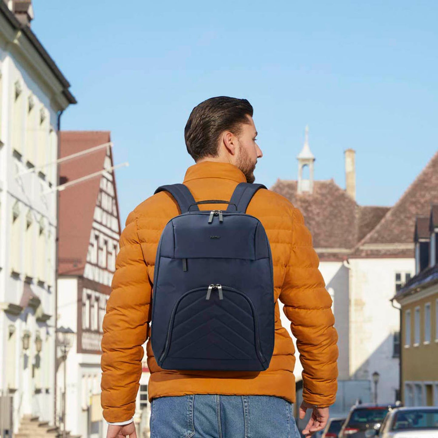hama Laptop-Rucksack Premium Lightweight Kunstfaser blau bis 41,0 cm (16,2 Zoll) | 222045