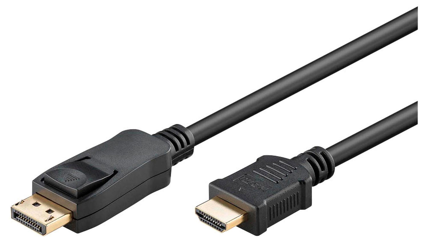 goobay DisplayPort 2.0/HDMI 2.1 Kabel schwarz, 1 St.