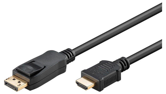 goobay DisplayPort 2.0/HDMI 2.1 Kabel schwarz, 1 St.