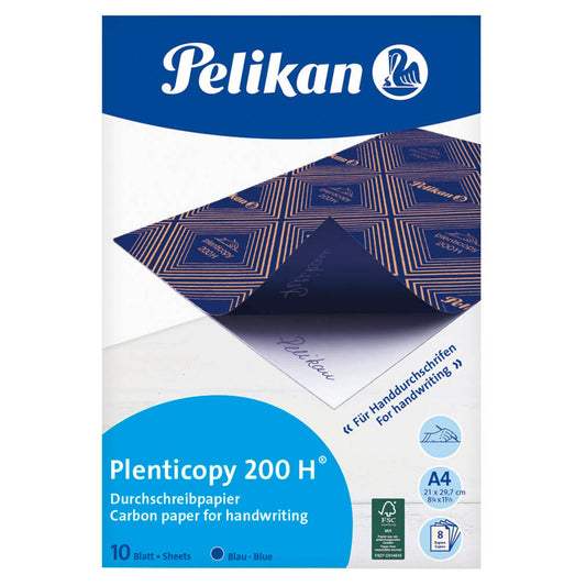 Pelikan Durchschreibepapier plenticopy 200 H® DIN A4 | 100401561 | 1 Pack = 10 Blatt
