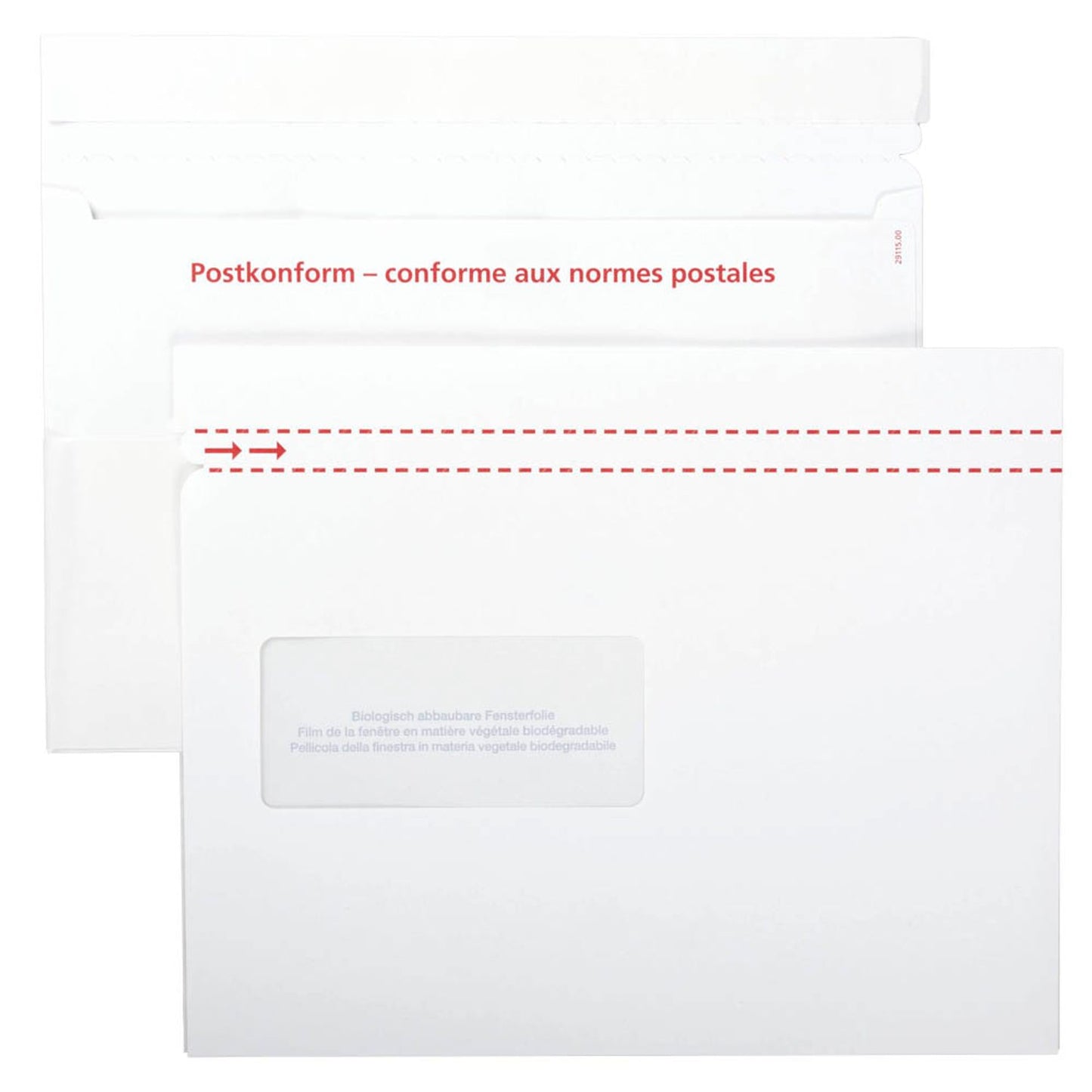 ELCO Lieferscheintaschen Quick Vitro Papier DIN C5 | 29213.00 | 1 Pack = 250 St.