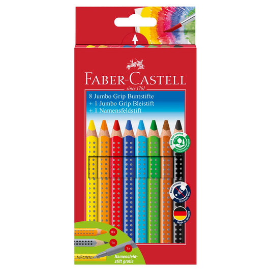 FABER-CASTELL Jumbo GRIP Buntstifte farbsortiert | 280921