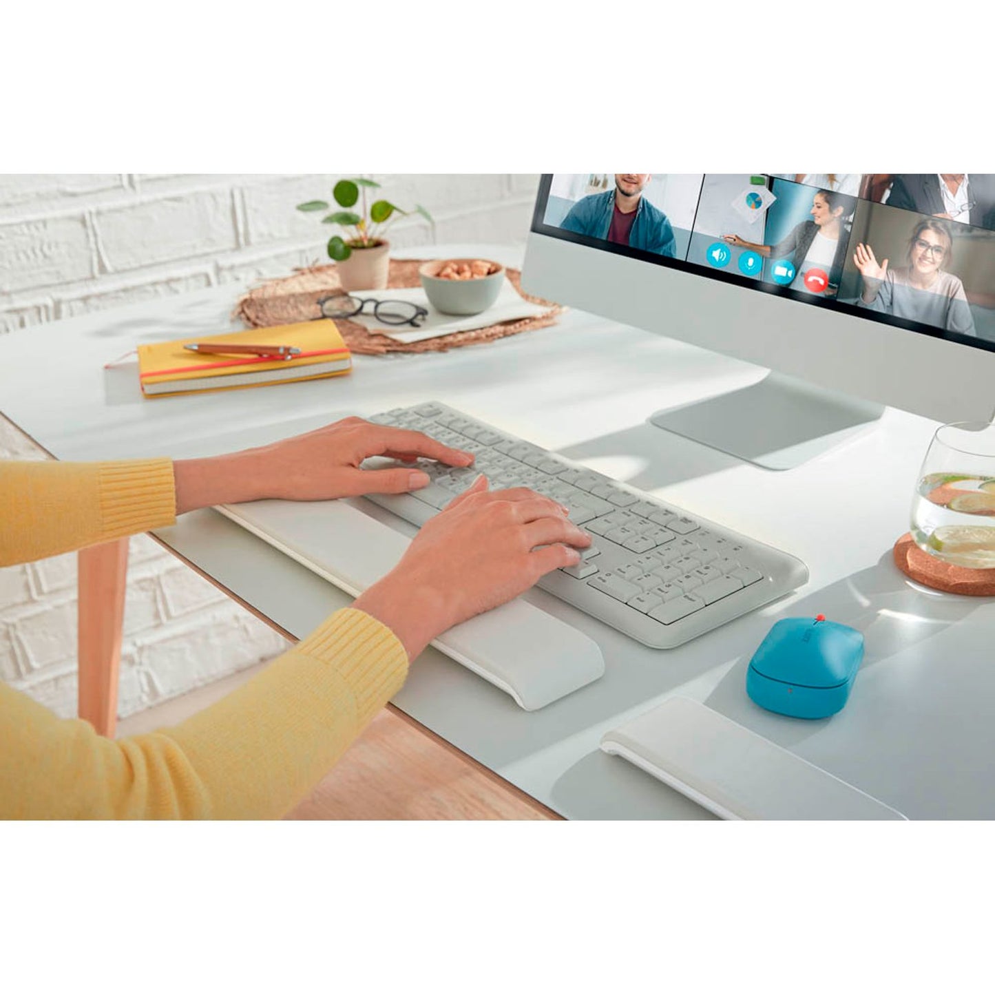 LEITZ Tastatur-Handballenauflage Ergo Cosy grau | 65240085