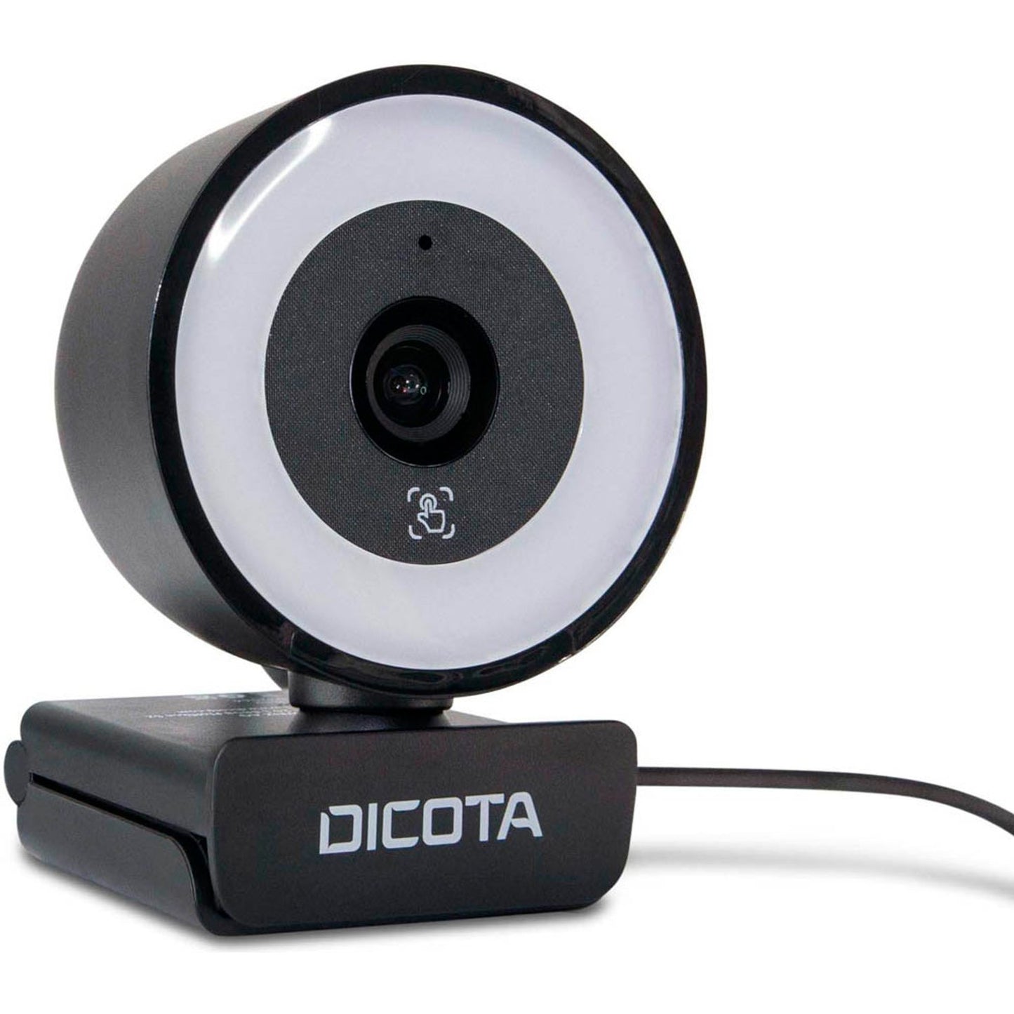 DICOTA Ringlicht Webcam schwarz | D32066