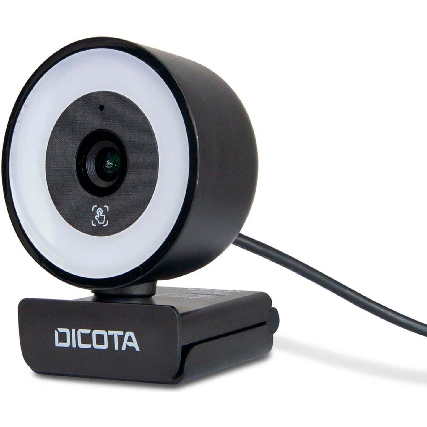 DICOTA Ringlicht Webcam schwarz | D32066