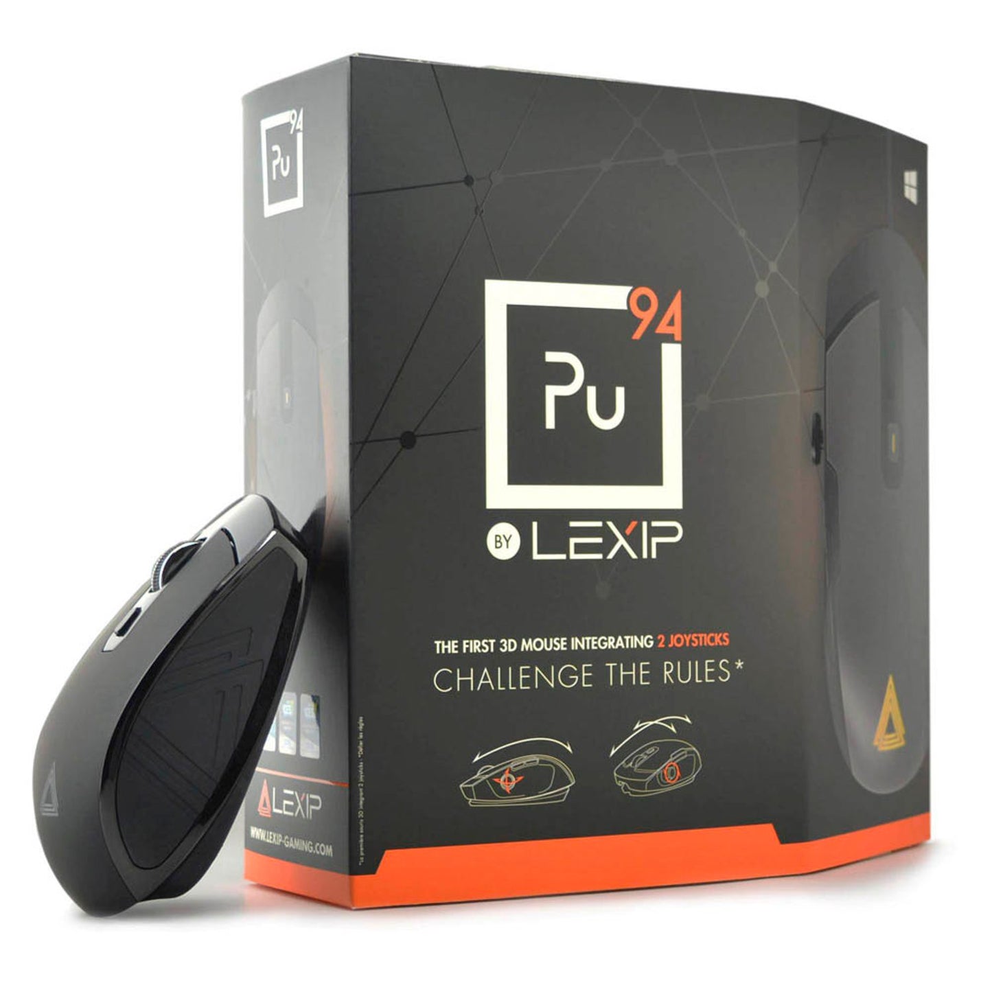 LEXIP PU94 Gaming Maus kabelgebunden schwarz | JVAPCM00430