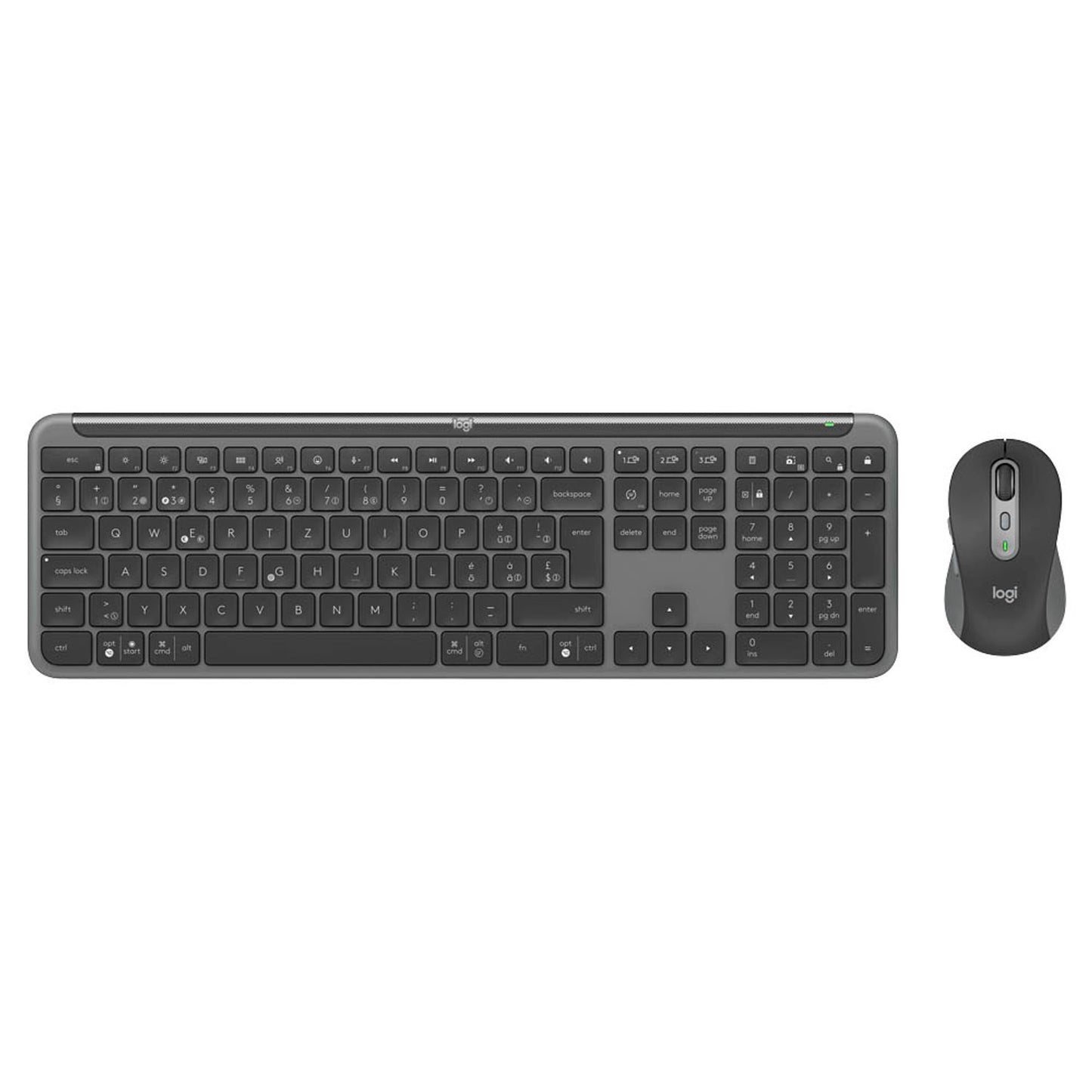 Logitech MK950 for Business Tastatur-Maus-Set kabellos grafit | 920-012504