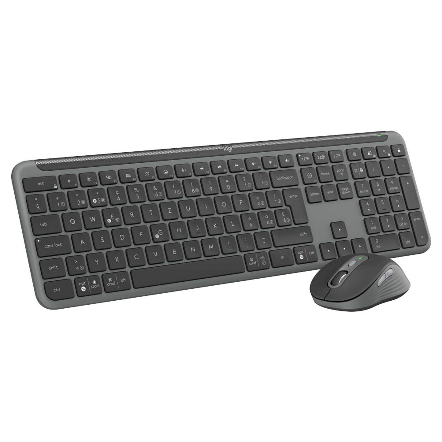Logitech MK950 for Business Tastatur-Maus-Set kabellos grafit | 920-012504