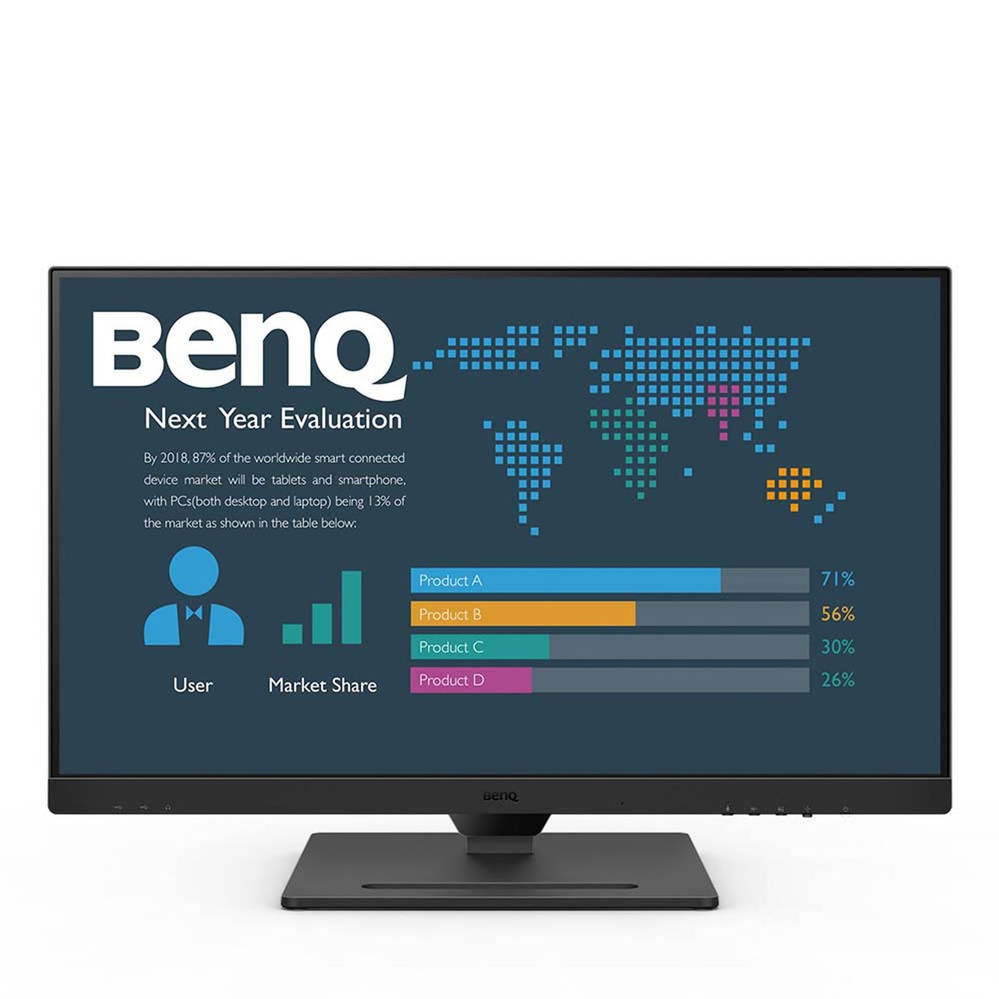 BenQ BL2790QT Monitor 69,0 cm (27,0 Zoll) schwarz | 9H.LLLLA.TPE