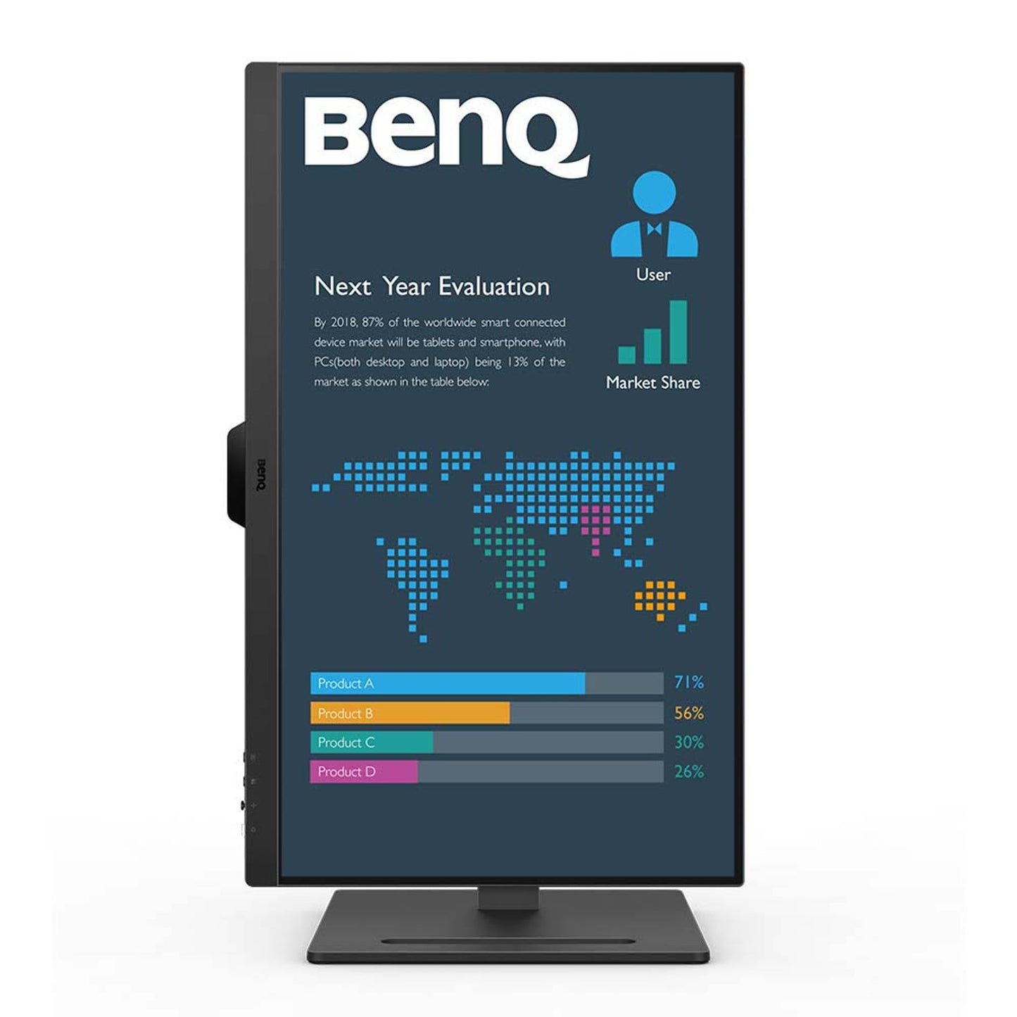 BenQ BL2790T Monitor 69,0 cm (27,0 Zoll) schwarz | 9H.LMGLJ.LBE