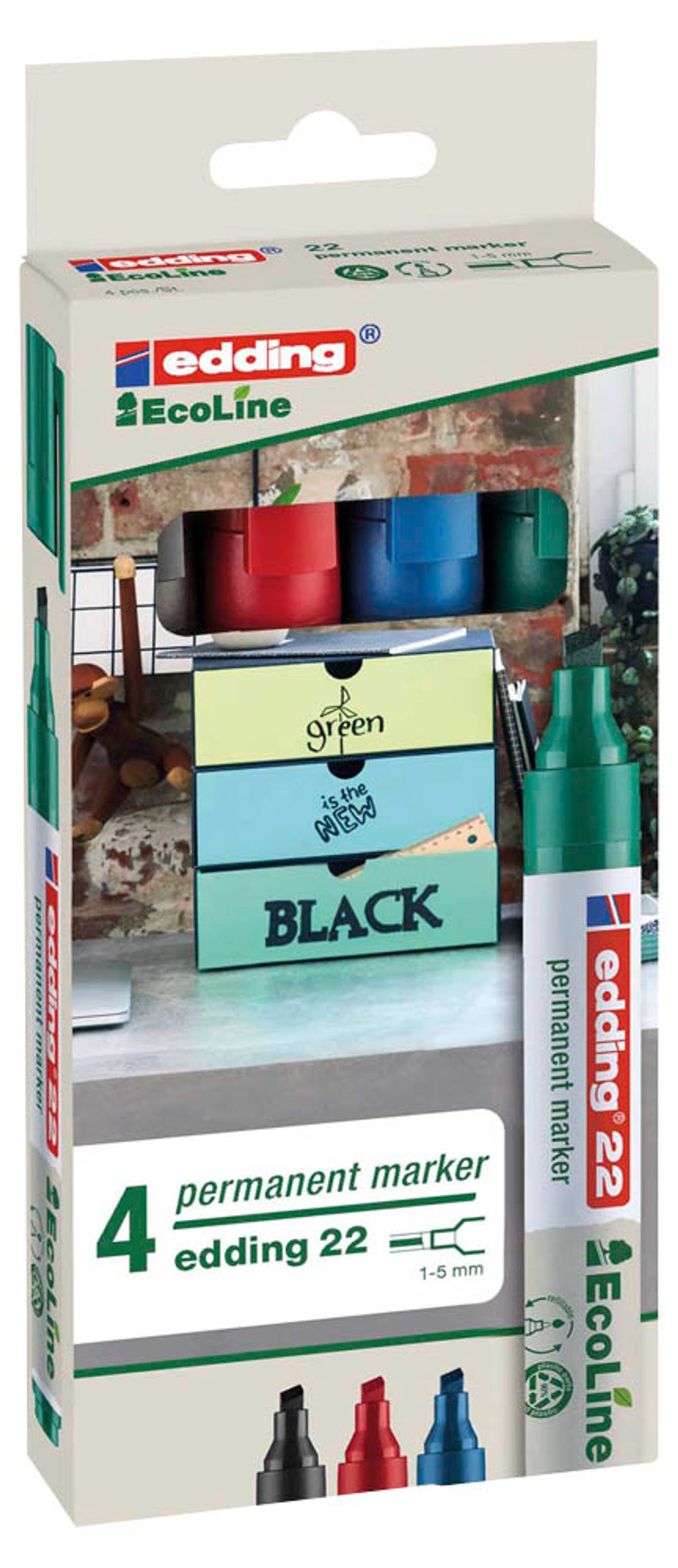 edding 22 EcoLine Permanentmarker 1,0 - 5,0 mm