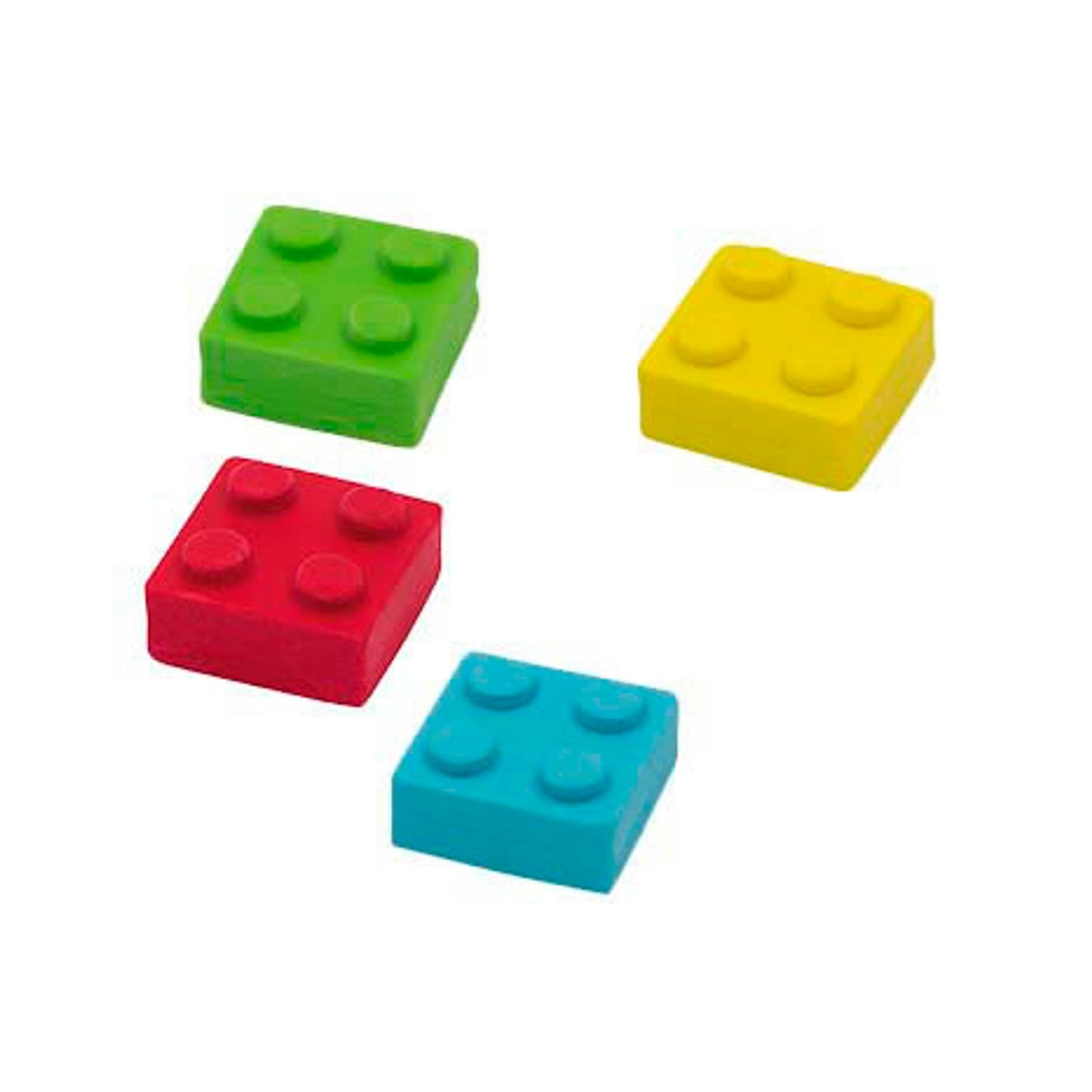 WEDO Radiergummis Bricky | 5994799 | 1 Pack = 4 St.