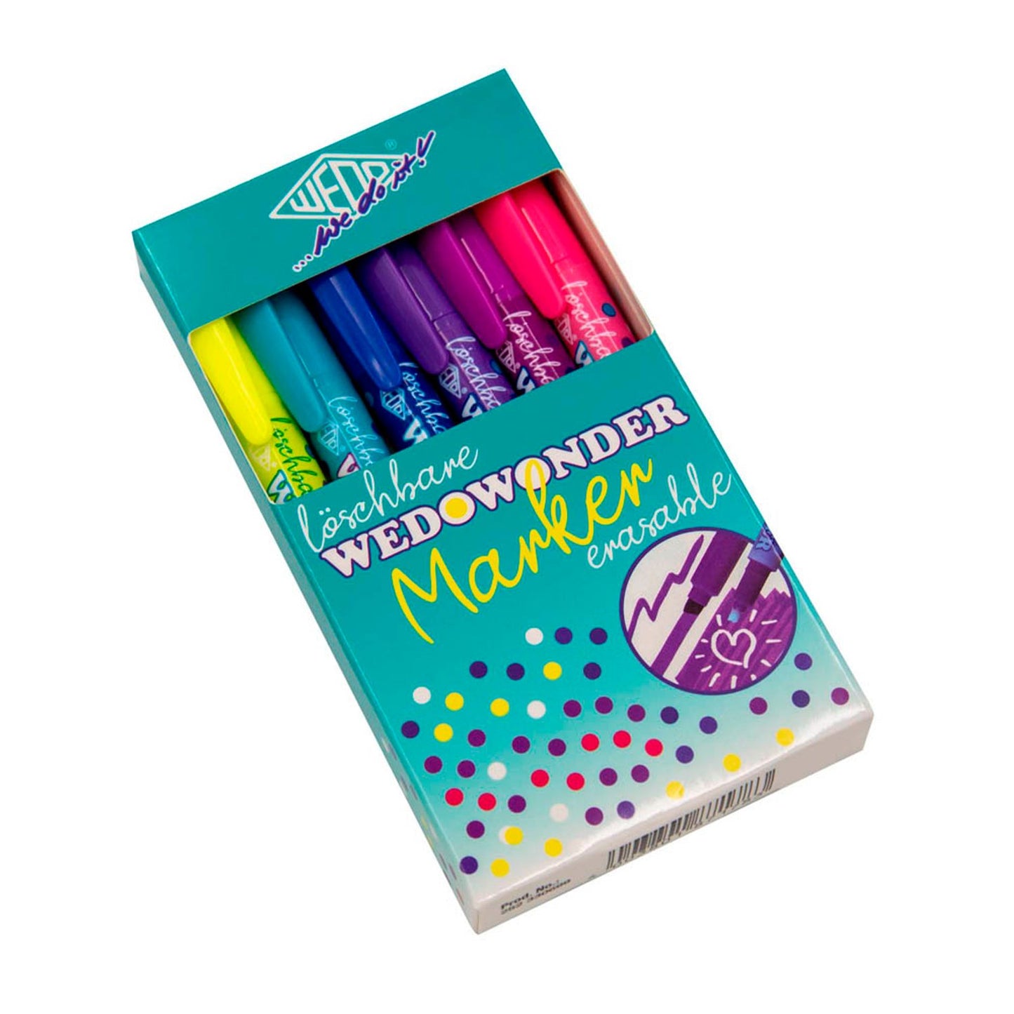 WEDO ®WONDER Textmarker farbsortiert | 252330699 | 1 Pack = 6 St.