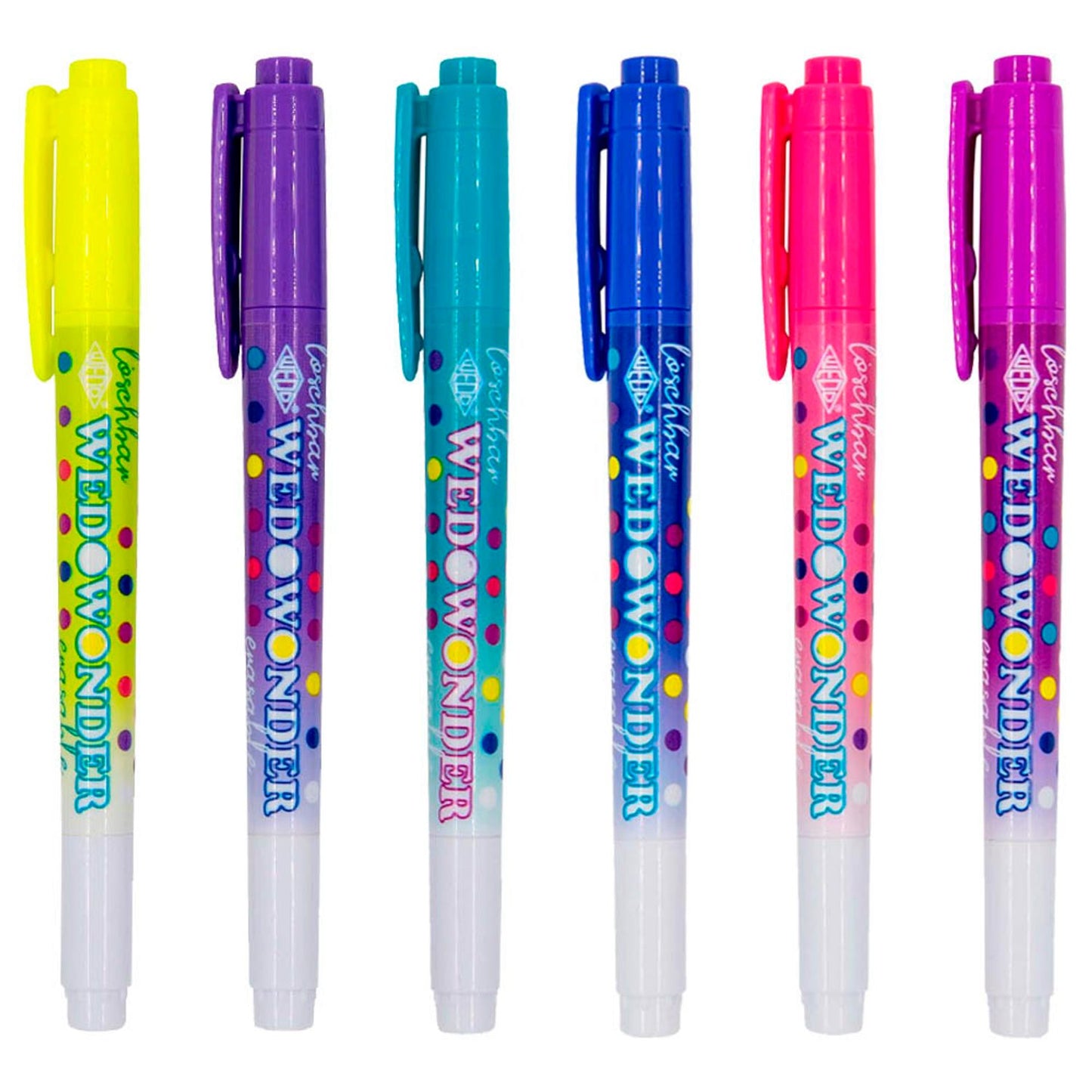 WEDO ®WONDER Textmarker farbsortiert | 252330699 | 1 Pack = 6 St.