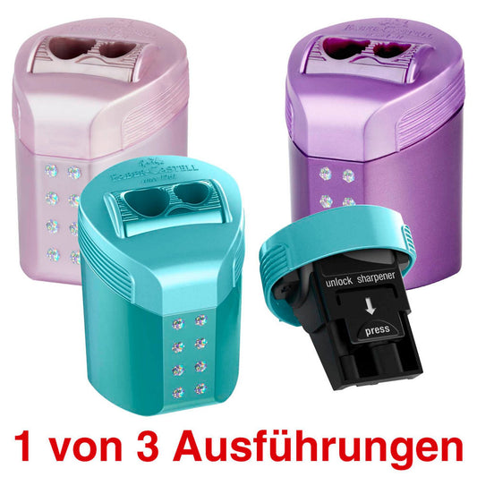 FABER-CASTELL Dosenspitzer doppelt RollOn Sparkle farbsortiert | 183900