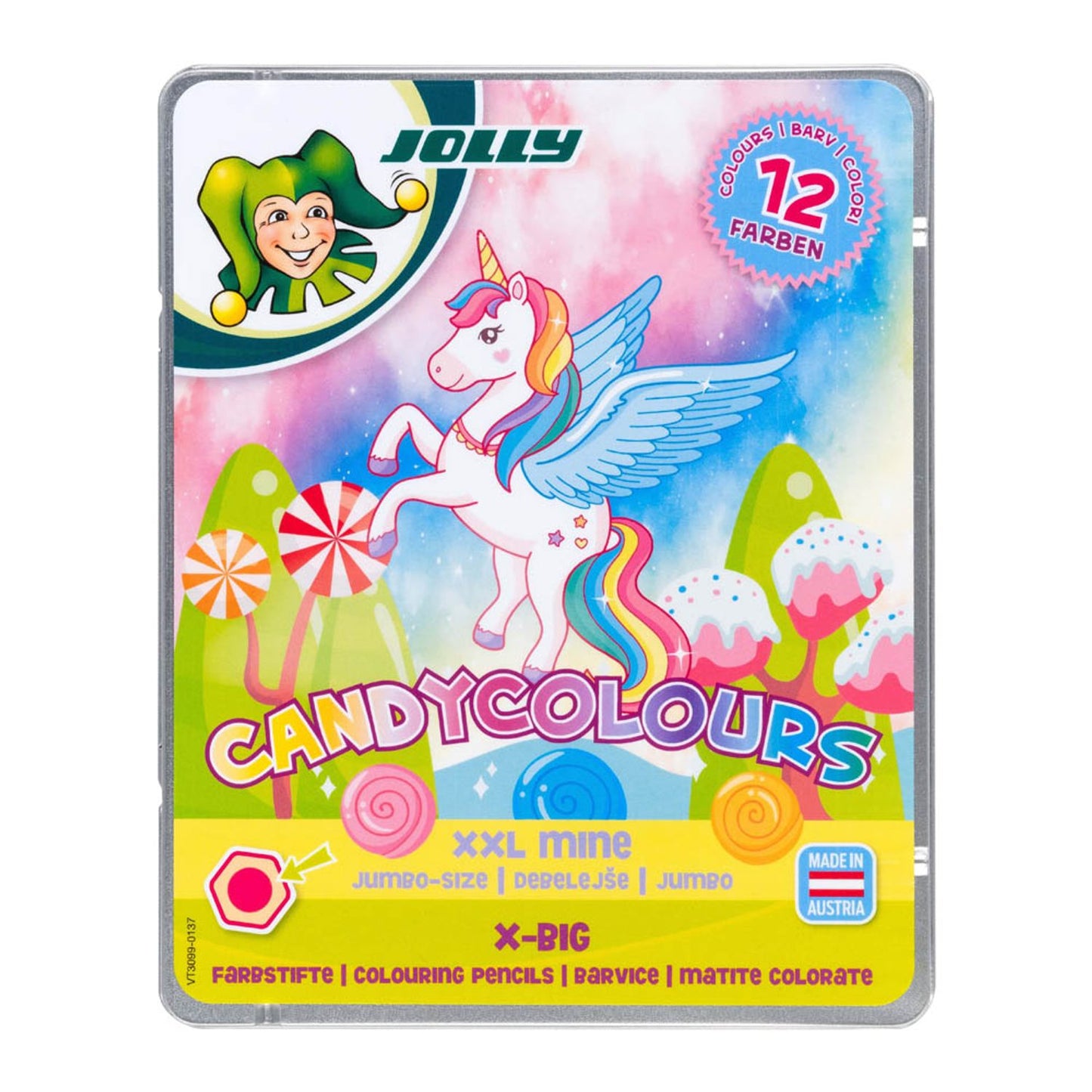 JOLLY X-BIG CANDYCOLOURS Buntstifte farbsortiert | 3099-0137 | 1 Pack = 12 St.