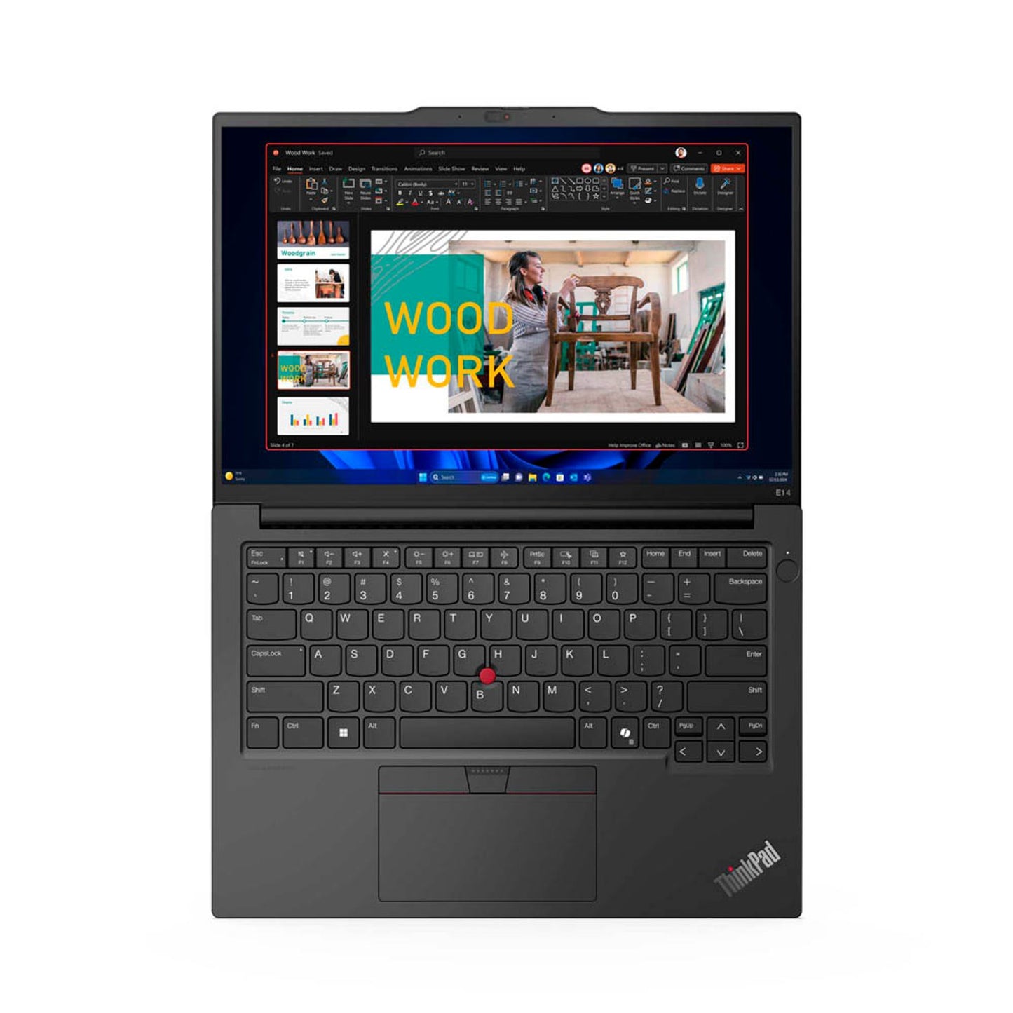 Lenovo ThinkPad E14 Gen 6 (AMD) Notebook 35,6 cm (14,0 Zoll), 32 GB RAM, 1 TB SSD, AMD Ryzen 7 7735HS | 21M3002KGE