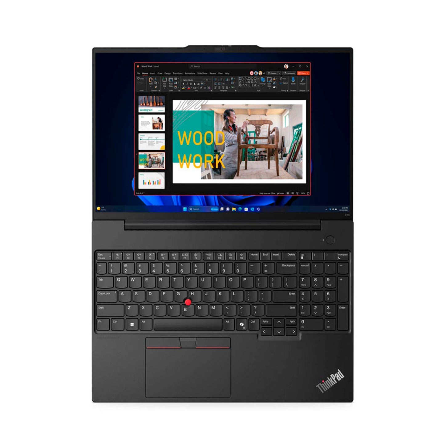 Lenovo ThinkPad E16 Gen 2 (AMD) Notebook 40,6 cm (16,0 Zoll), 16 GB RAM, 512 GB SSD, AMD Ryzen 7 7735HS | 21M5002GGE
