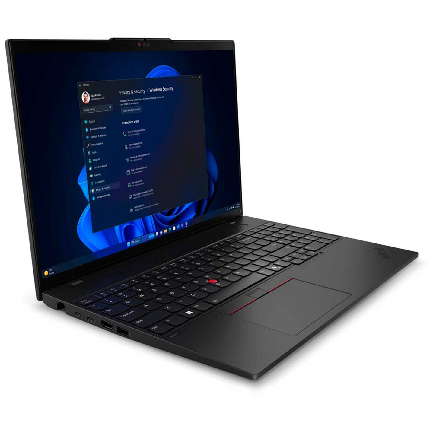 Lenovo ThinkPad L16 Gen 1 (Intel) Notebook 40,6 cm (16,0 Zoll), 32 GB RAM, 1 TB SSD, Intel® Core™ Ultra 7 155U | 21L3002WGE