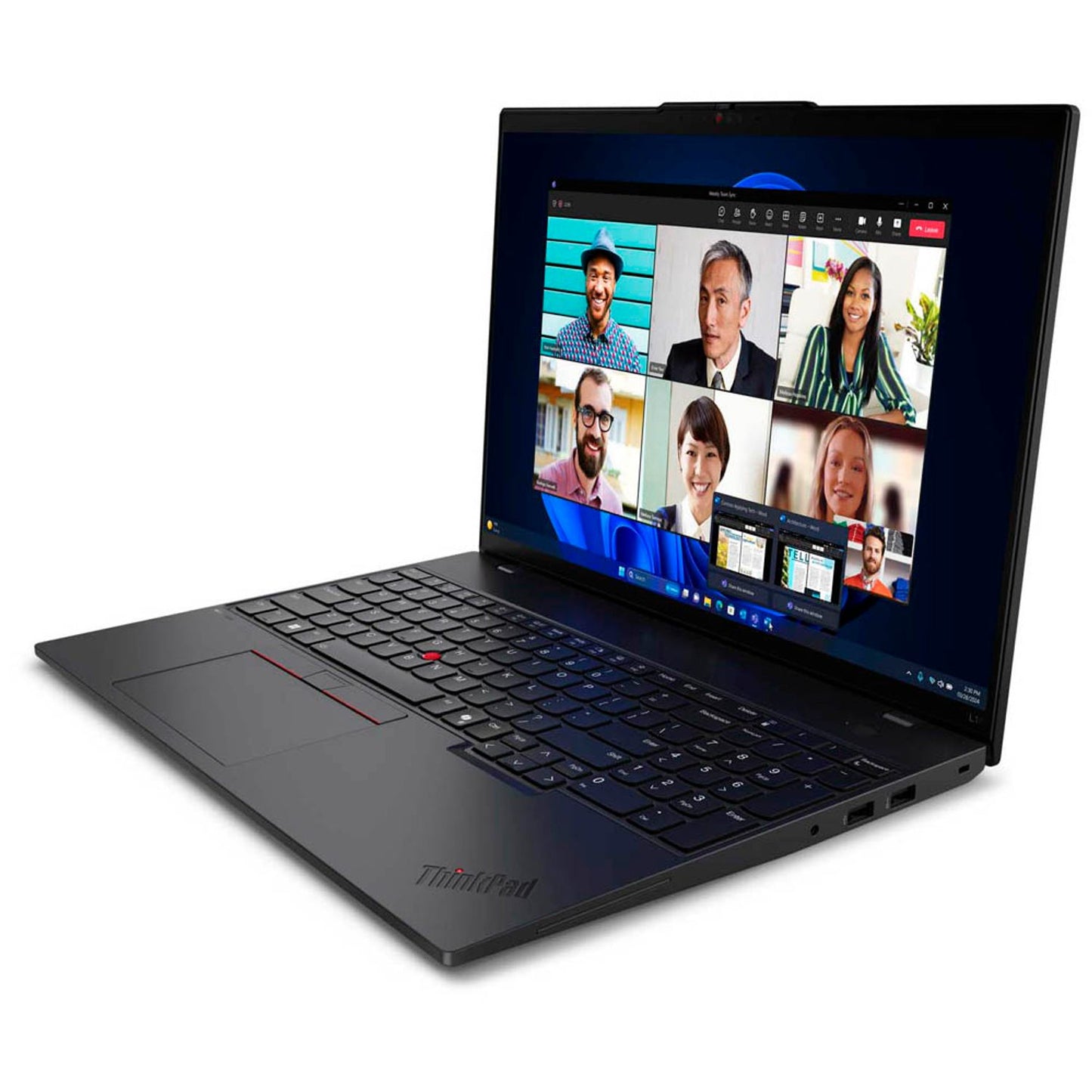 Lenovo ThinkPad L16 Gen 1 (Intel) Notebook 40,6 cm (16,0 Zoll), 32 GB RAM, 1 TB SSD, Intel® Core™ Ultra 7 155U | 21L3002WGE