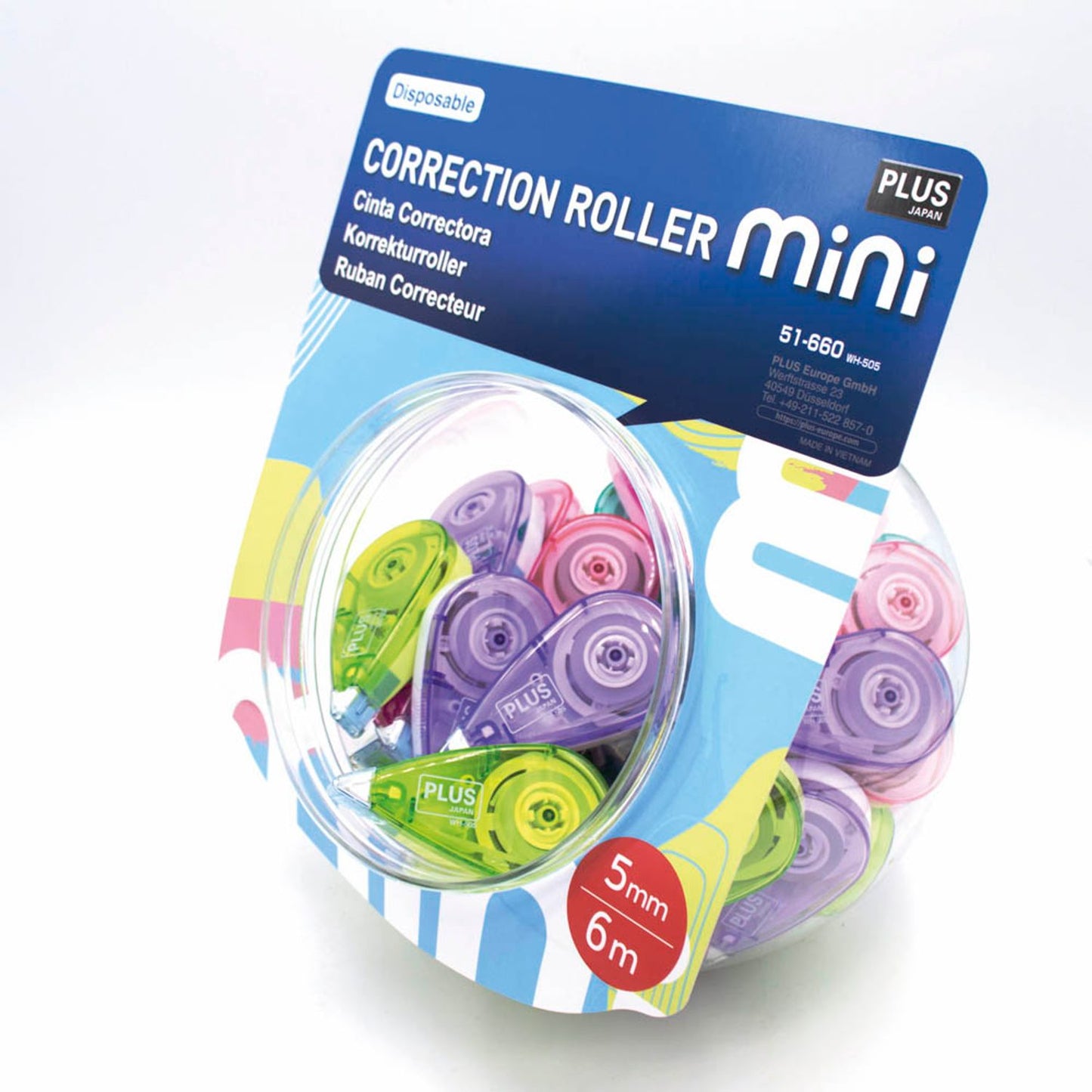 50 PLUS JAPAN Korrekturroller Candy JAR mm