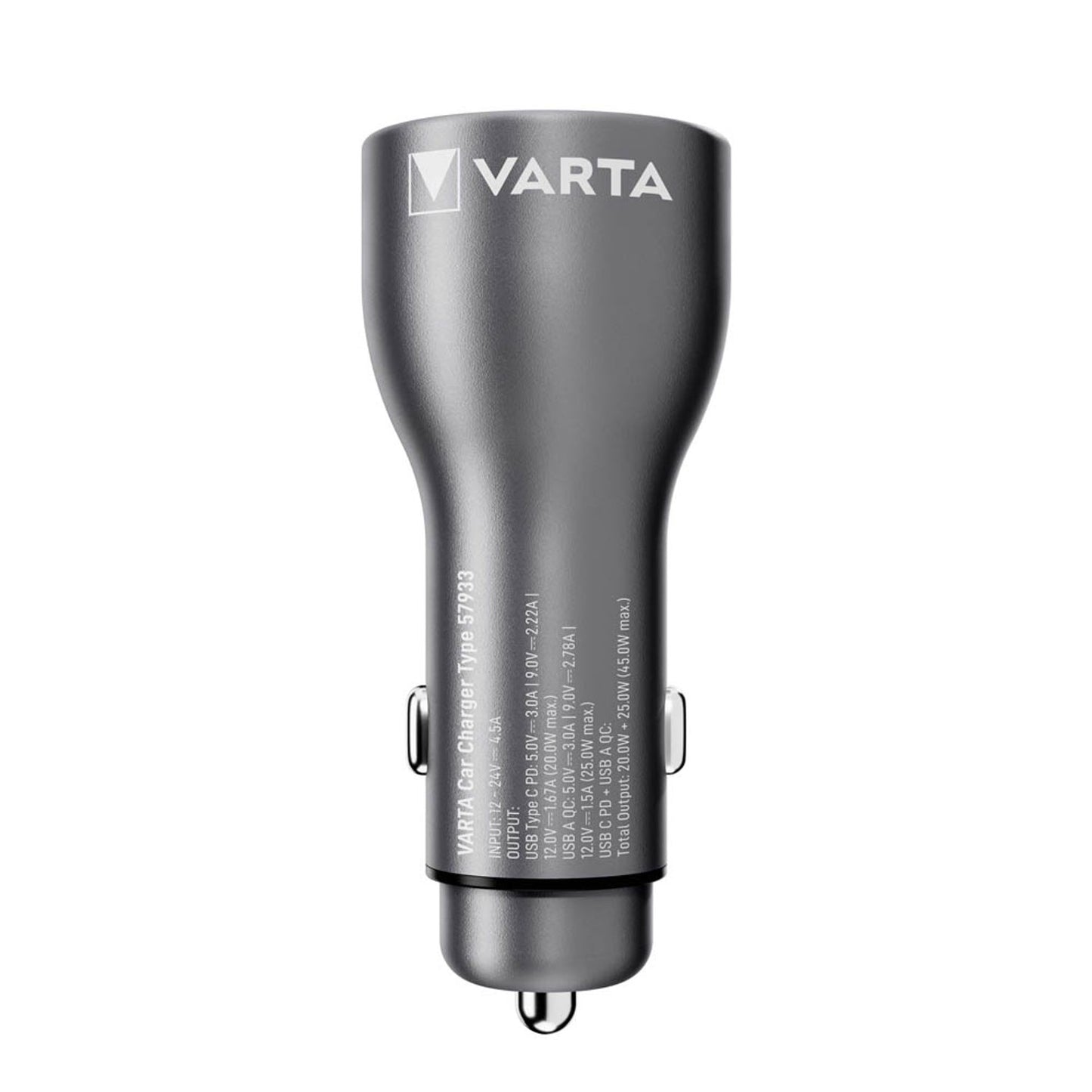 VARTA Kfz-Ladeadapter schwarz, 45 Watt / VA | 57933101111