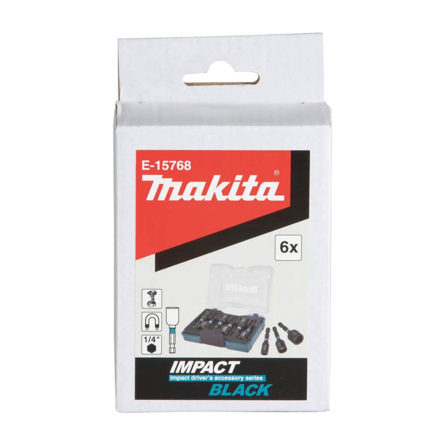 makita Steckschlüssel-Satz IMPACT BLACK 6-teilig | E-15768