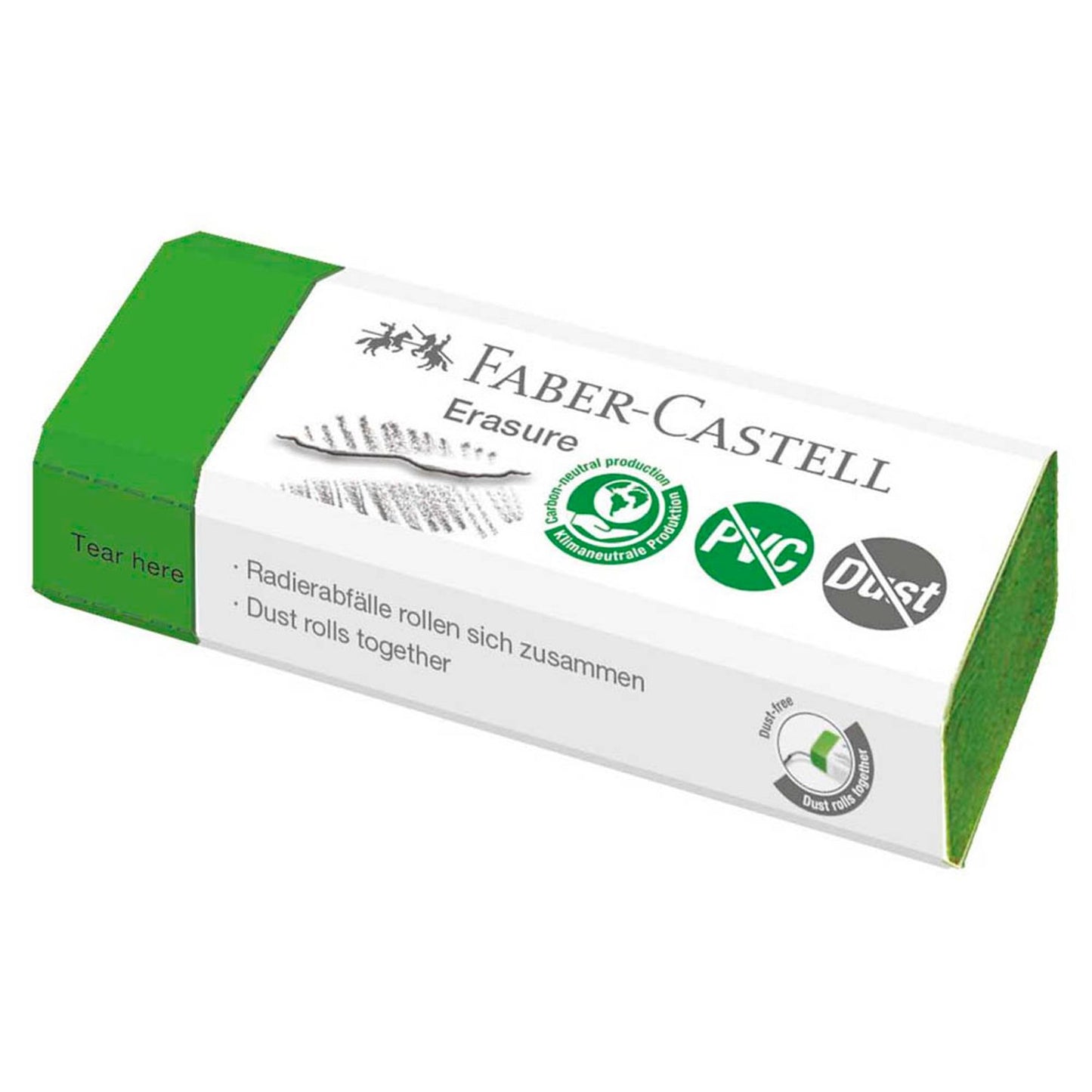 FABER-CASTELL Radiergummi Erasure grün | 187250