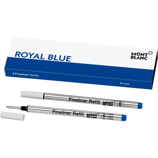 MONTBLANC Blue Finelinerminen 0,8 mm, 2 St.